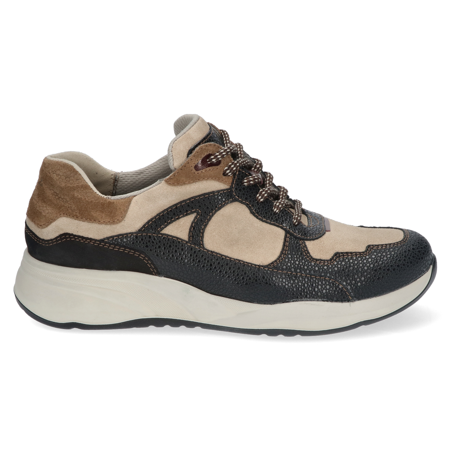 Durea 6283 Sneaker Zwart Combi H