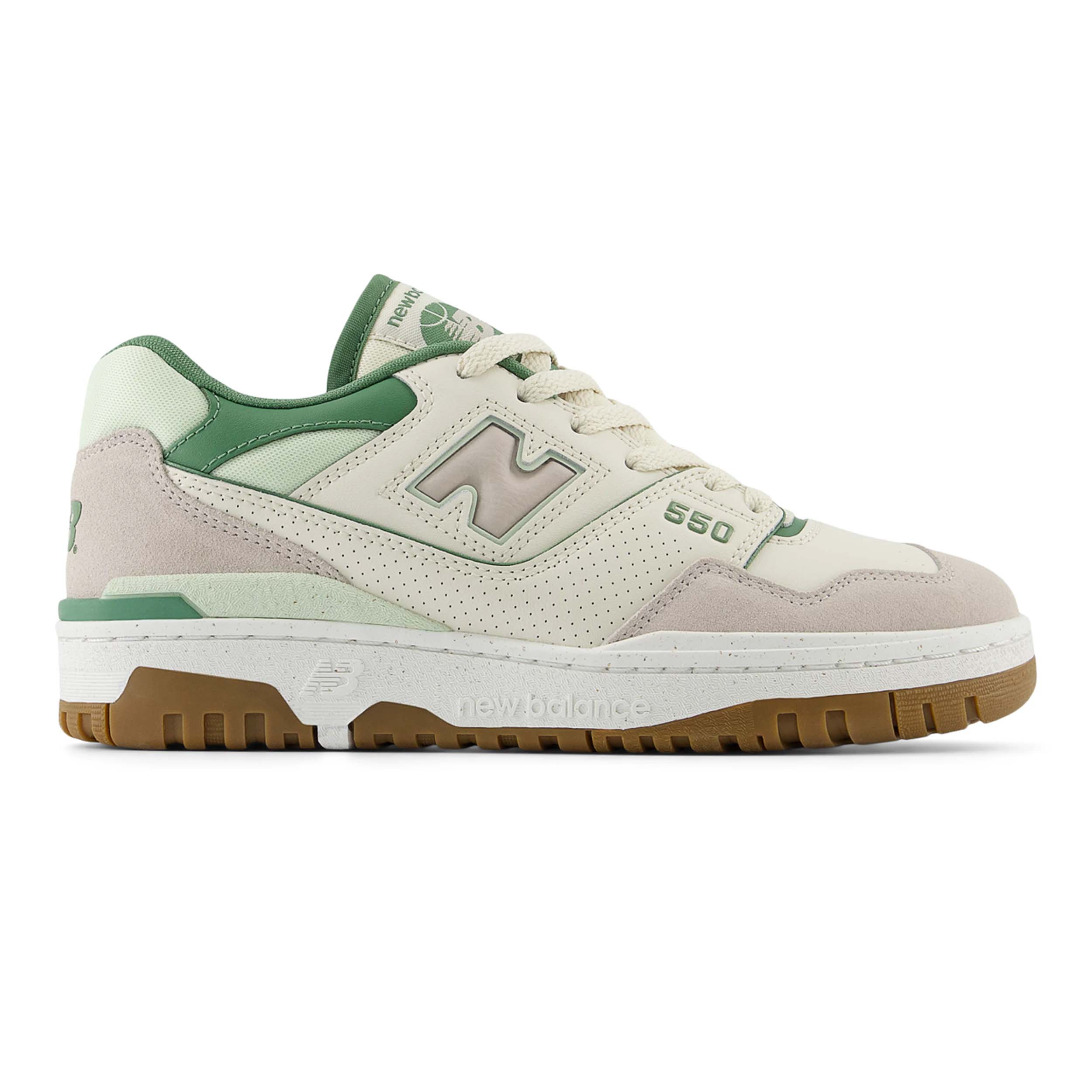 New Balance 550 Sneaker Linen/Natural Mint