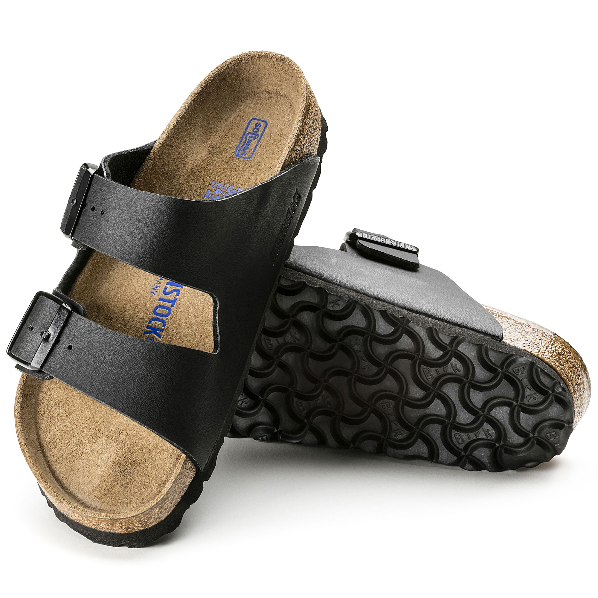 Birkenstock 0551251 Slipper Arizona Birko-Flor Black Regular