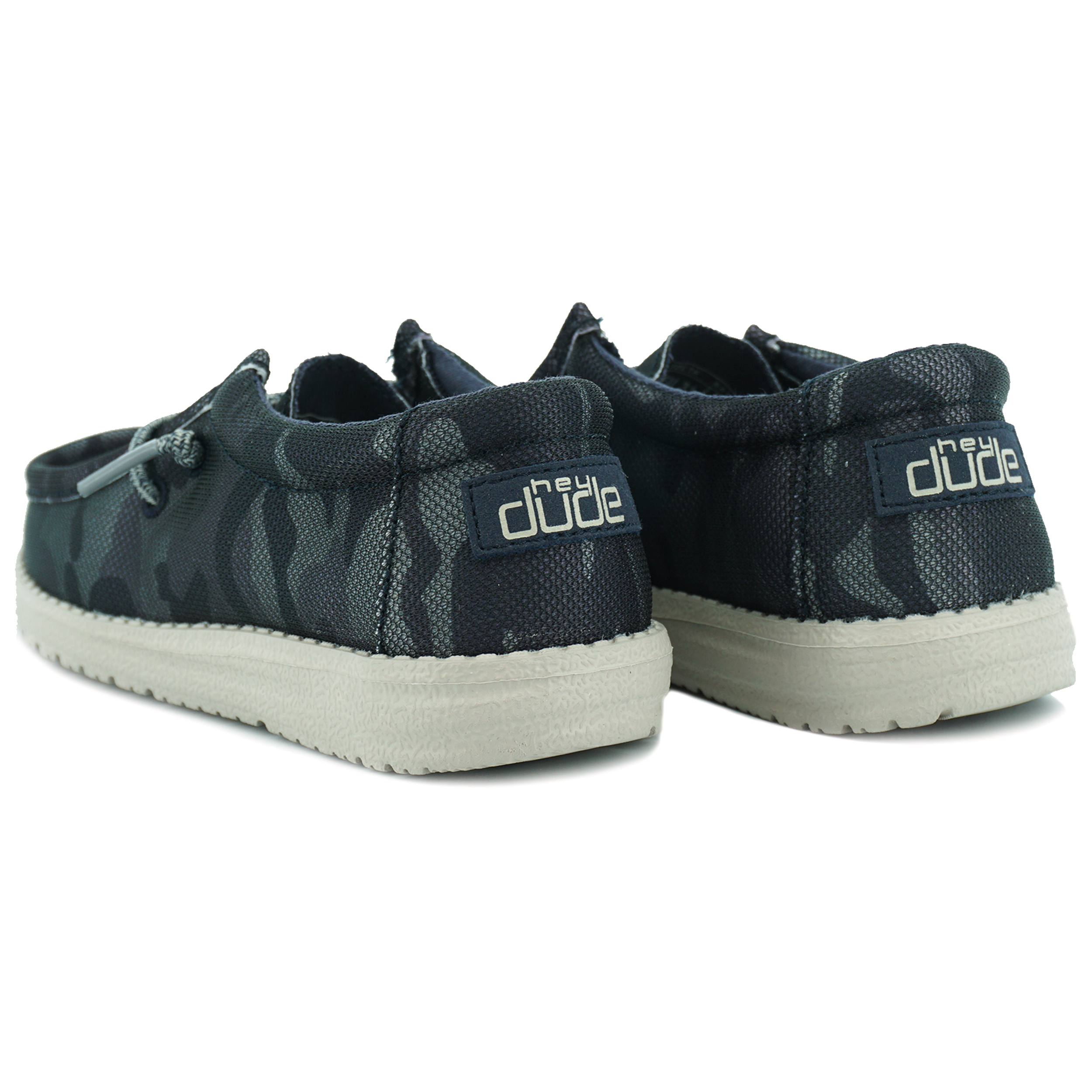 HEYDUDE 13013 Instapper Wally Youth Navy Camo