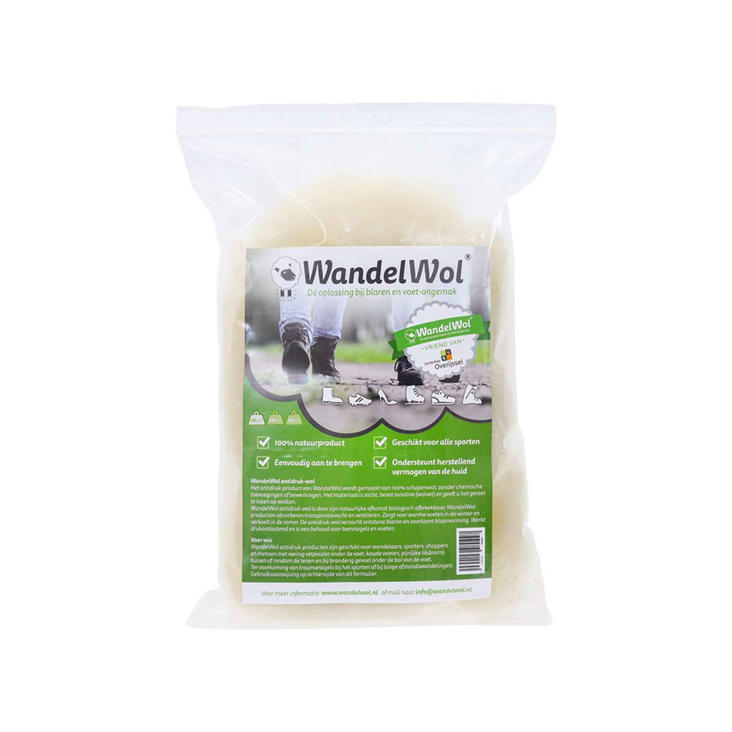 WandelWol antidruk-wol 20 gram