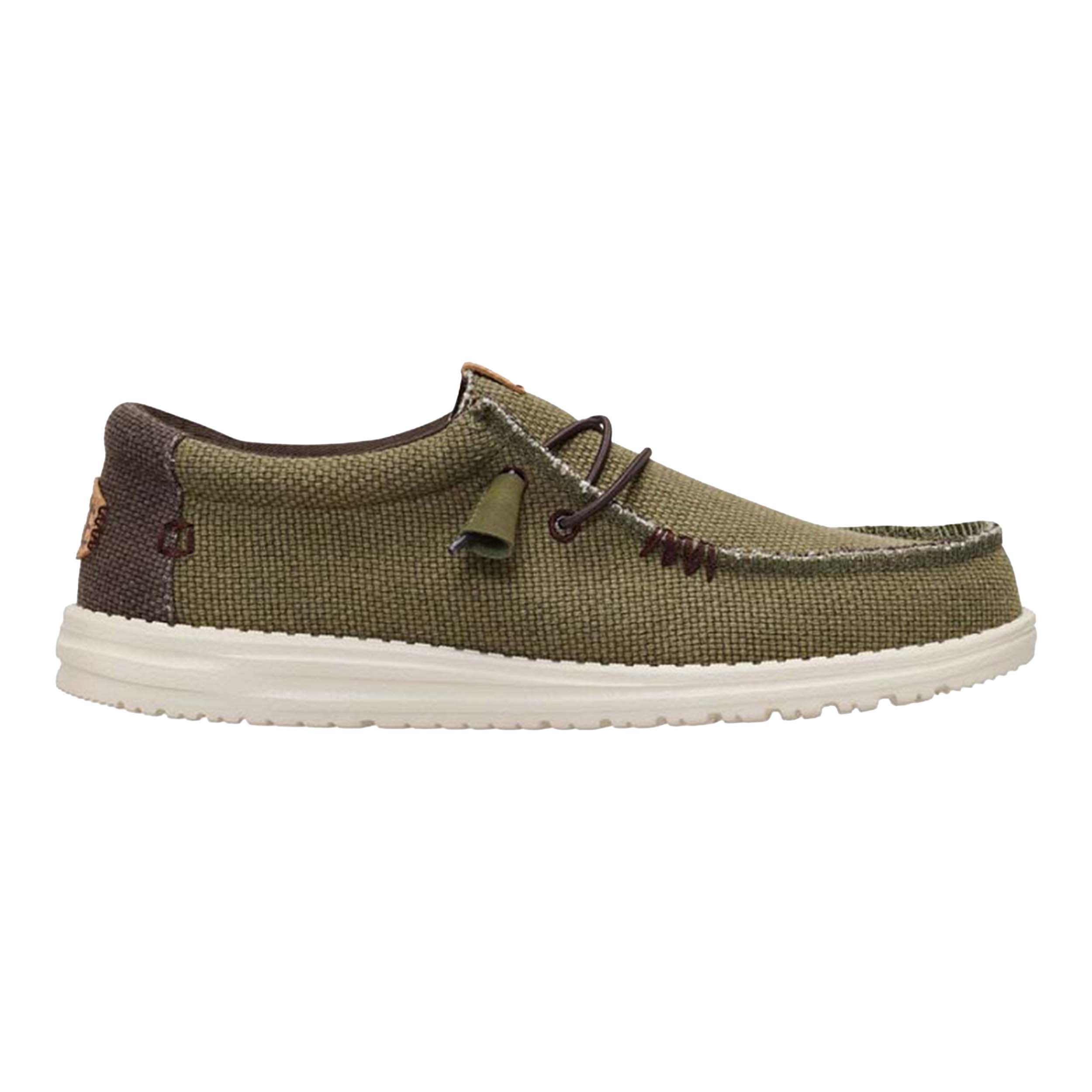 HEYDUDE HD40003 Instapper Wally Braided Burnt Olive/Delicioso Brown