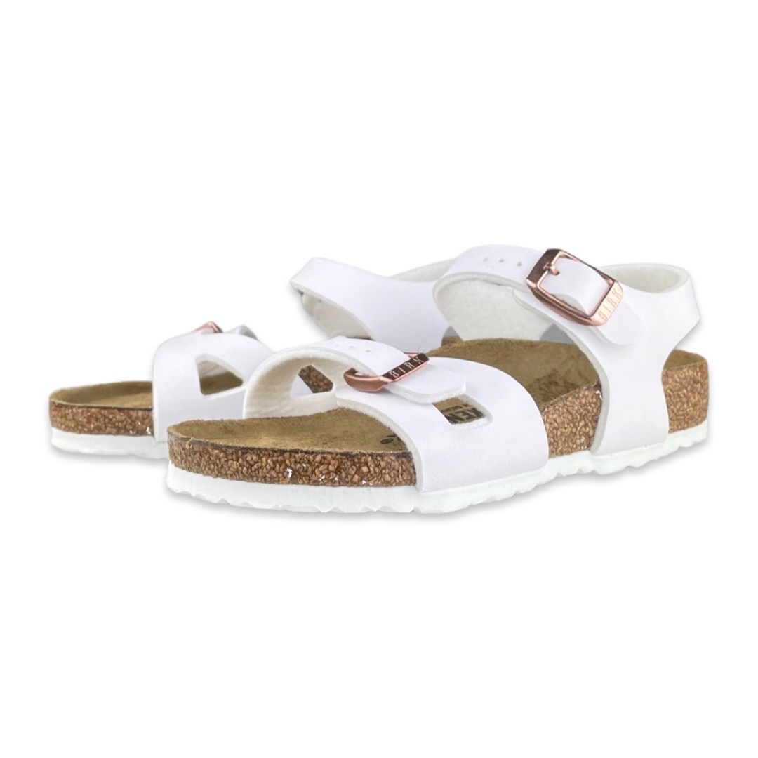 Birkenstock 1024374 Sandaal Rio Birko-Flor White Narrow