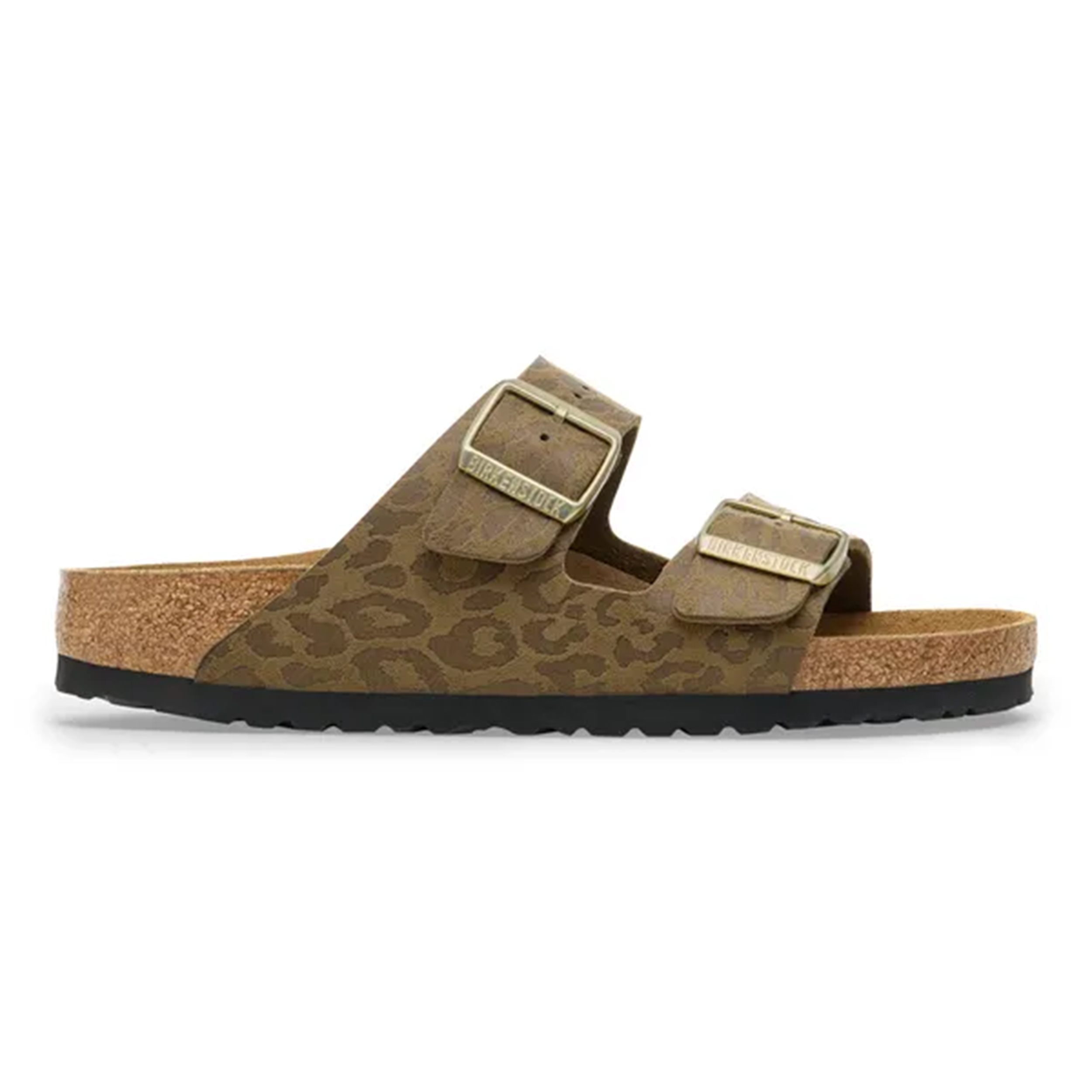 Birkenstock 1030586 Slipper Arizona Leo Khaki Narrow