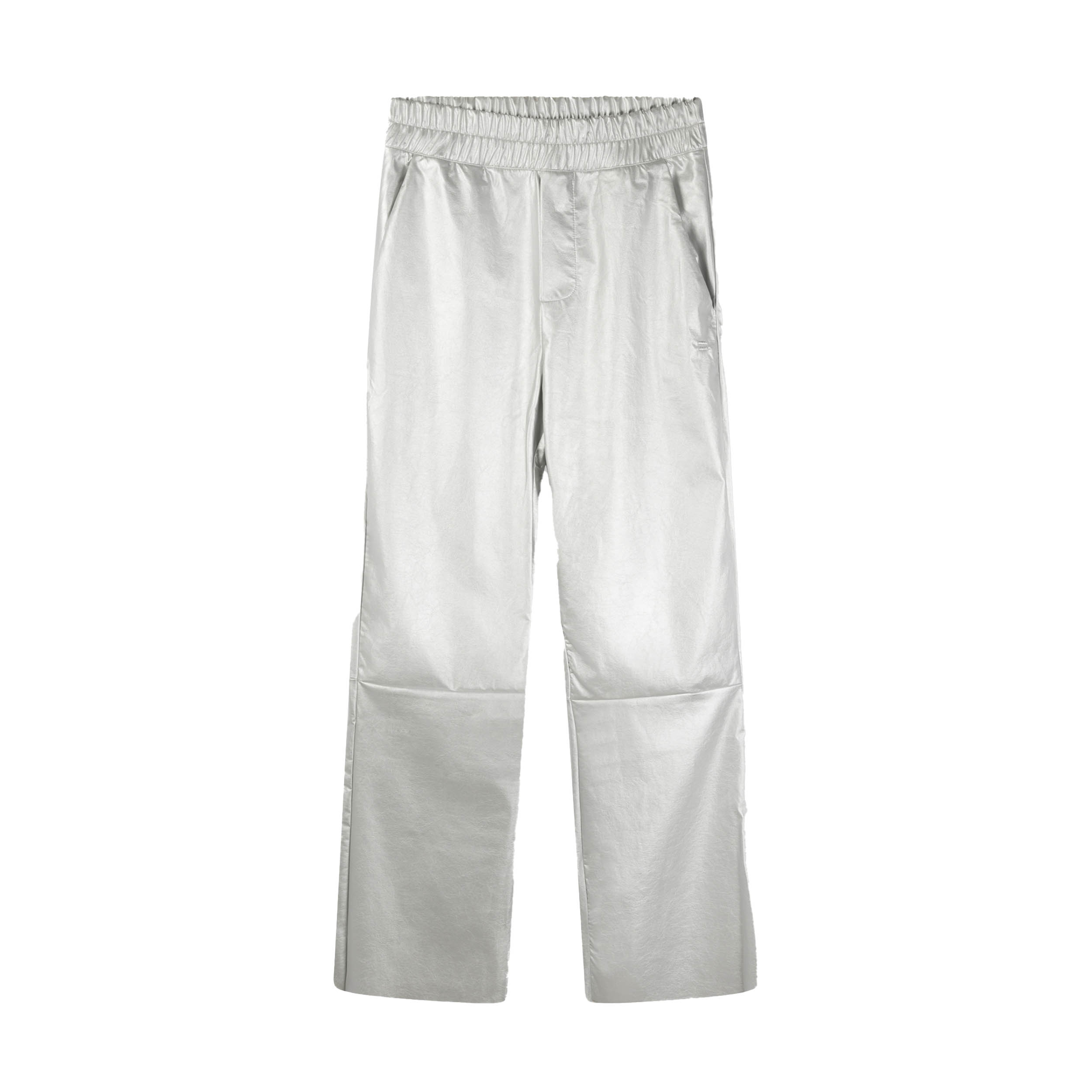 10DAYS 20-010-4201 Broek Flared Leatherlook Silver