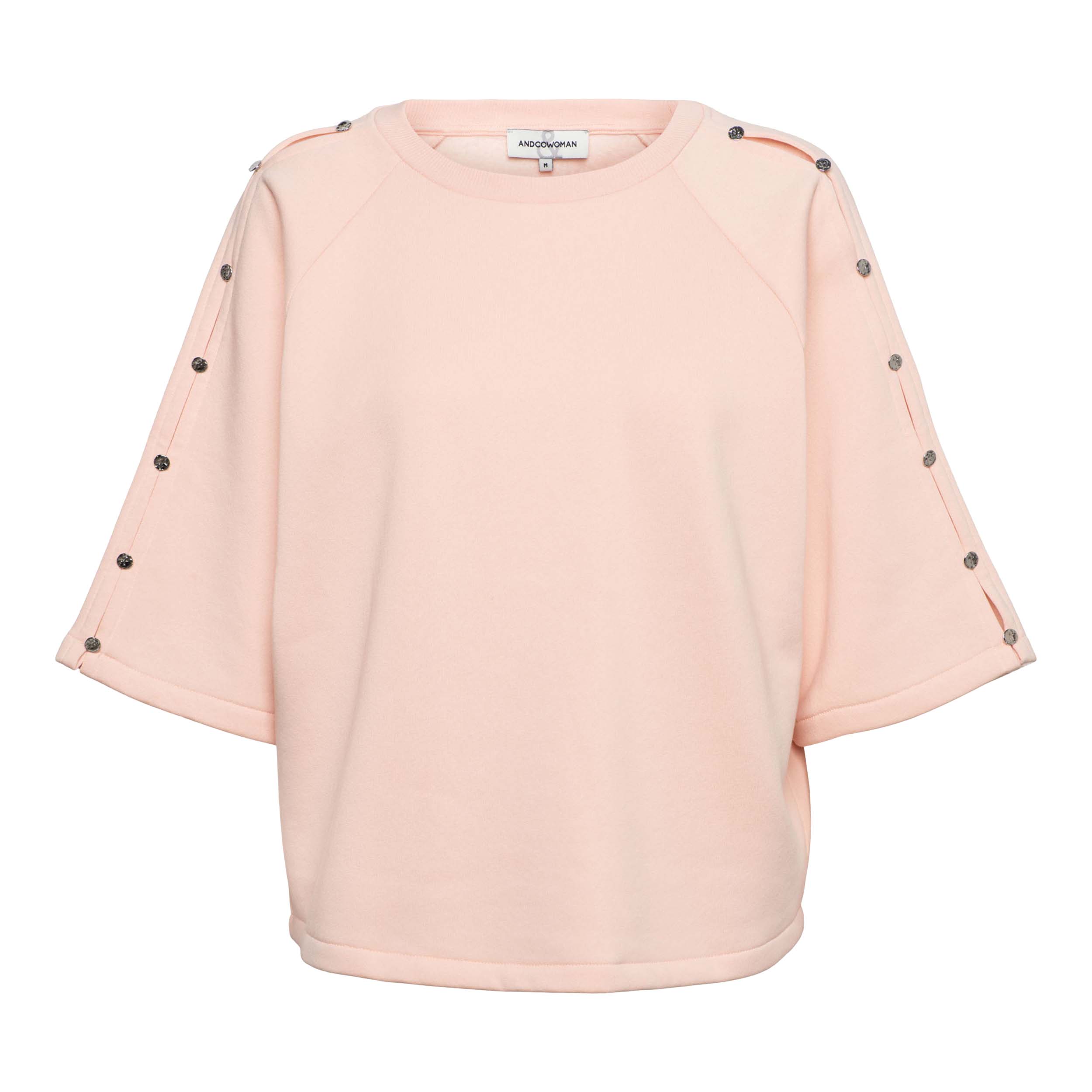 &Co SW132 Trui Sterre Powder Pink