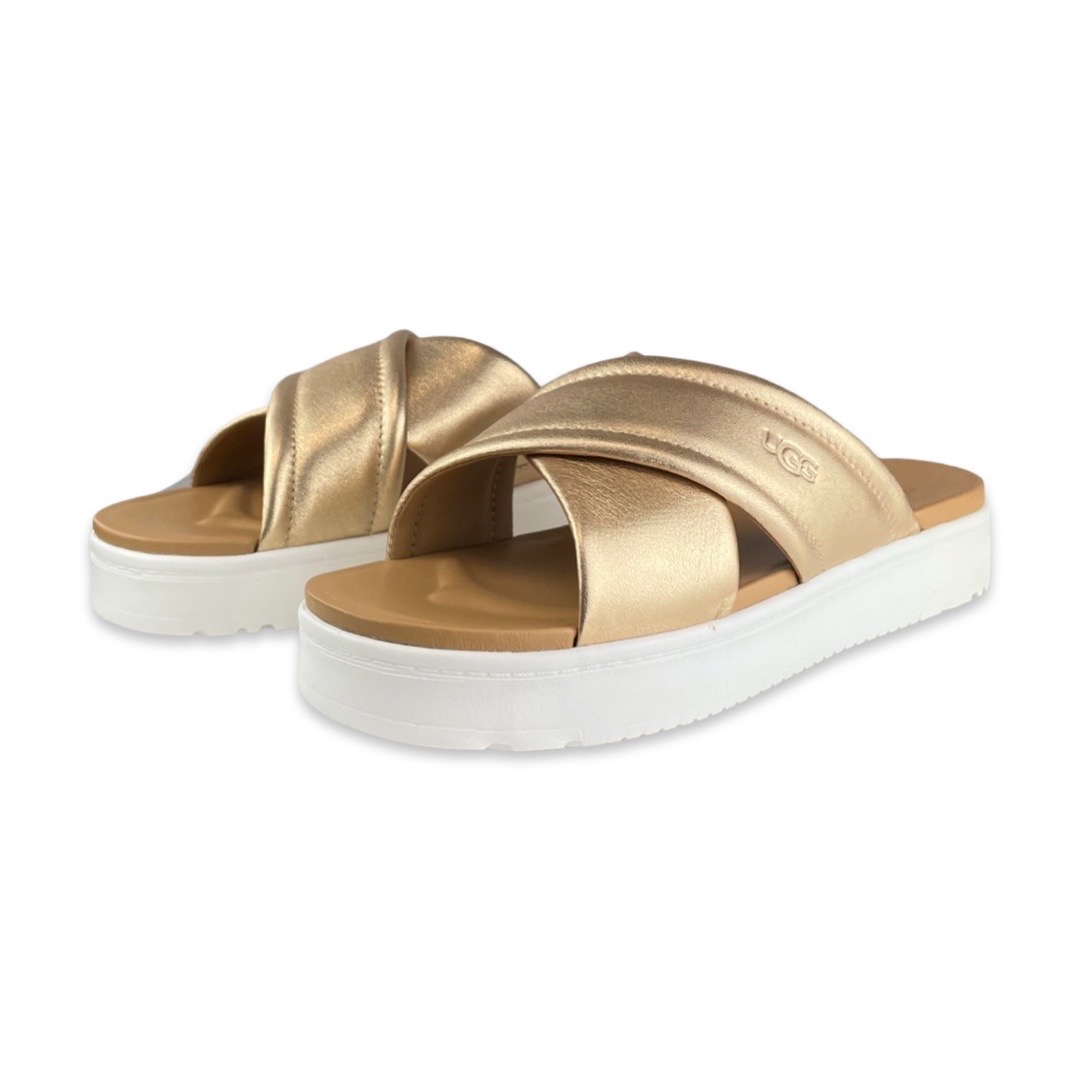 UGG 1143410 Slipper Zayne Crossband Gold Metallic