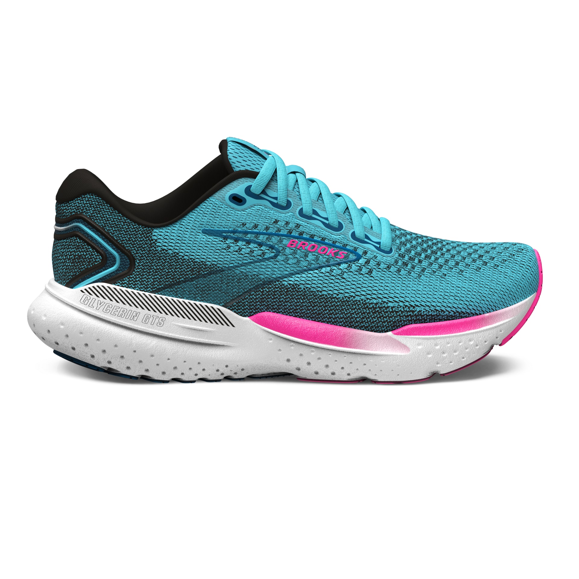 Brooks 120409 Glycerin GTS 21 Women Moroccan Blue/Aqua/Pink