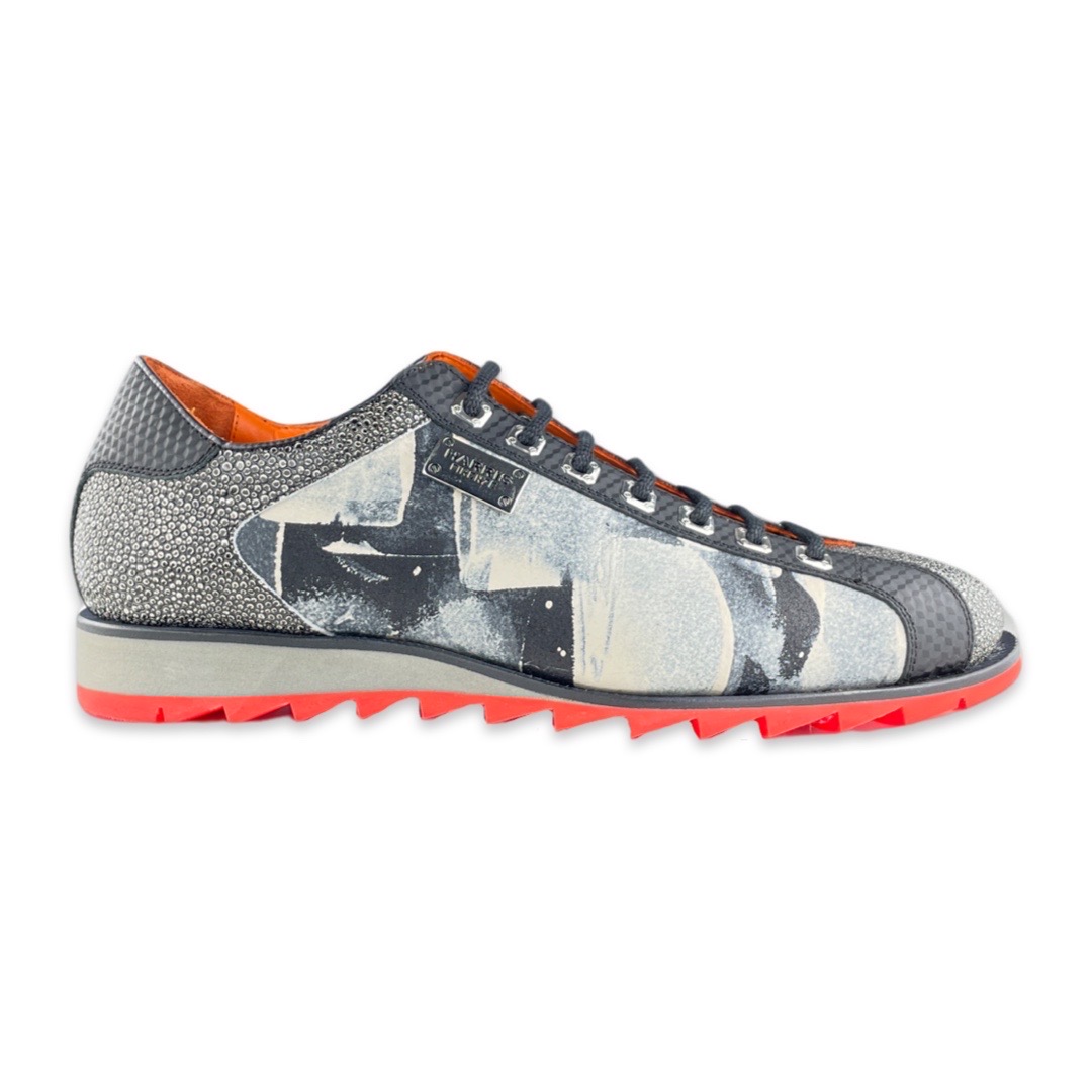 Harris 2817/P Sneaker Zwart Oranje