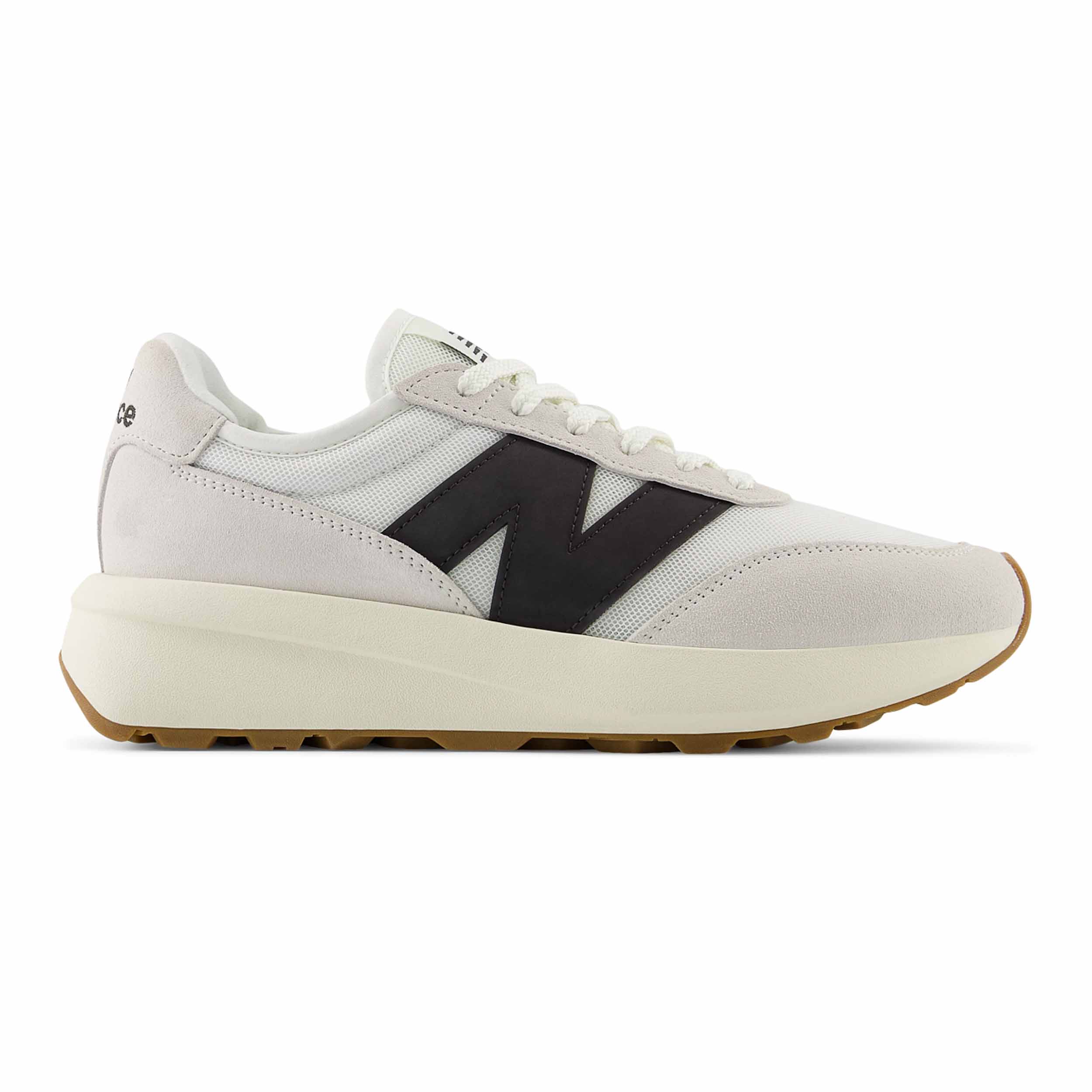 New Balance 370 Sneaker Sea Salt/Black Cement