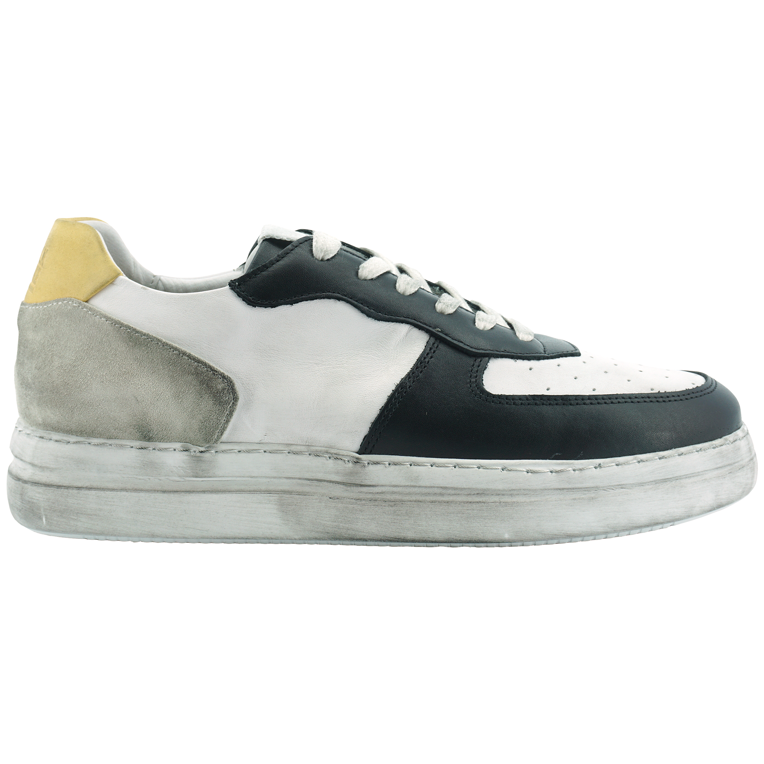 Blackstone Sneaker White/Black WG85