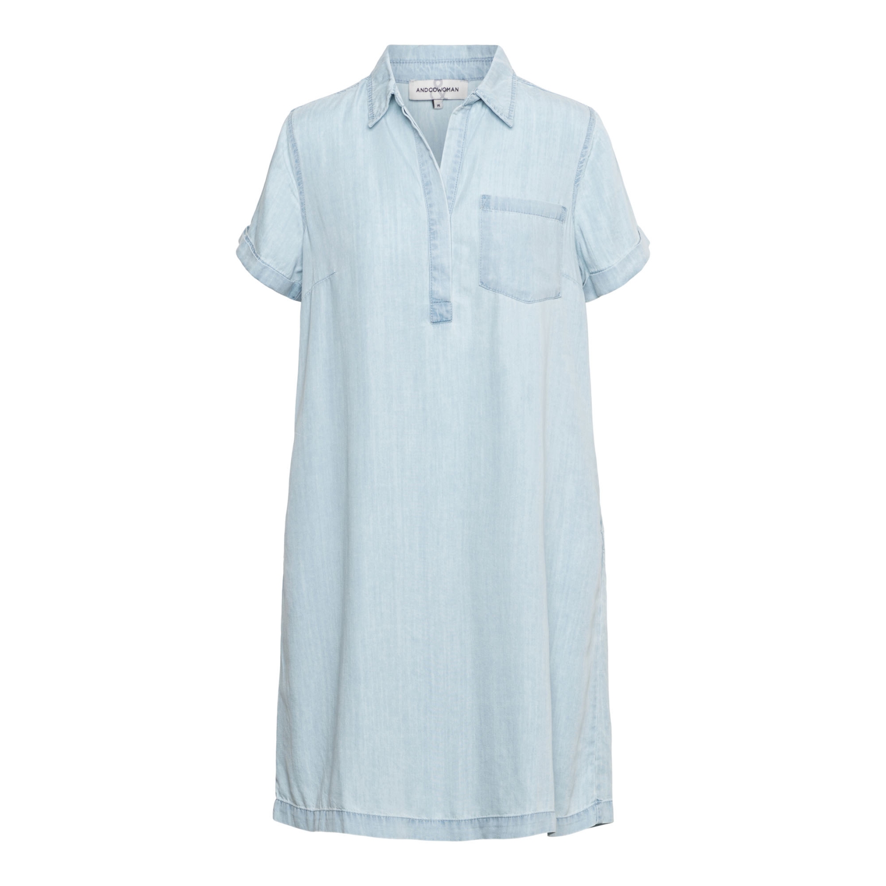 &Co DR282 Jurk Joanna Light Denim