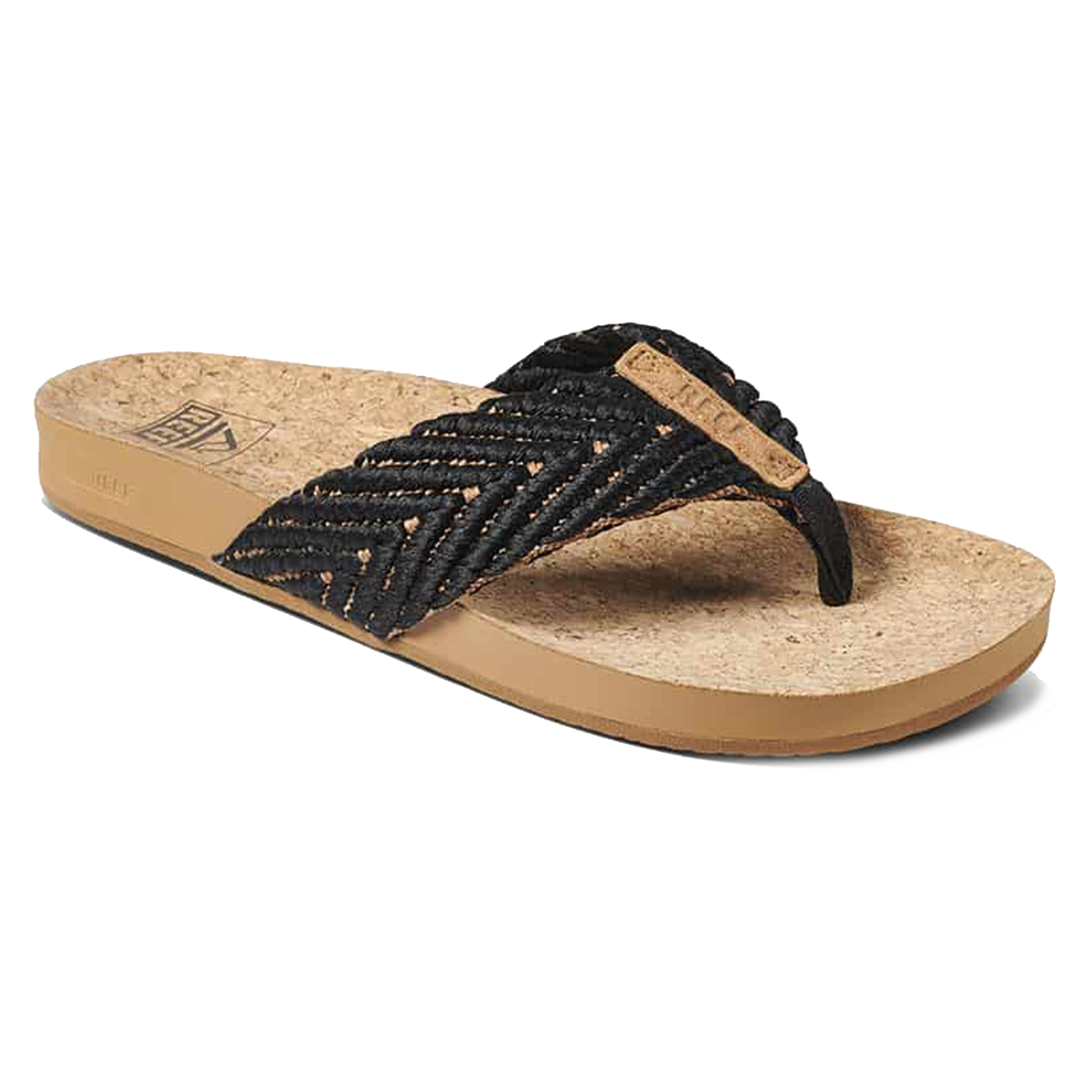 Reef CI3773 Slipper Cushion Strand Black/Natural