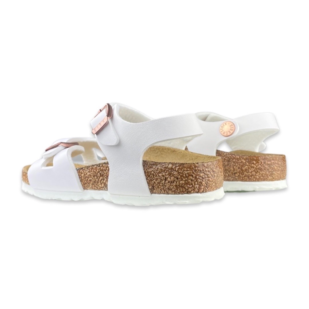 Birkenstock 1024374 Sandaal Rio Birko-Flor White Narrow