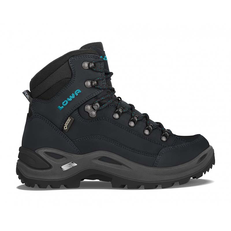 Lowa 320943 Renegade GTX Mid Ws Asfalt/Turquoise Narrow