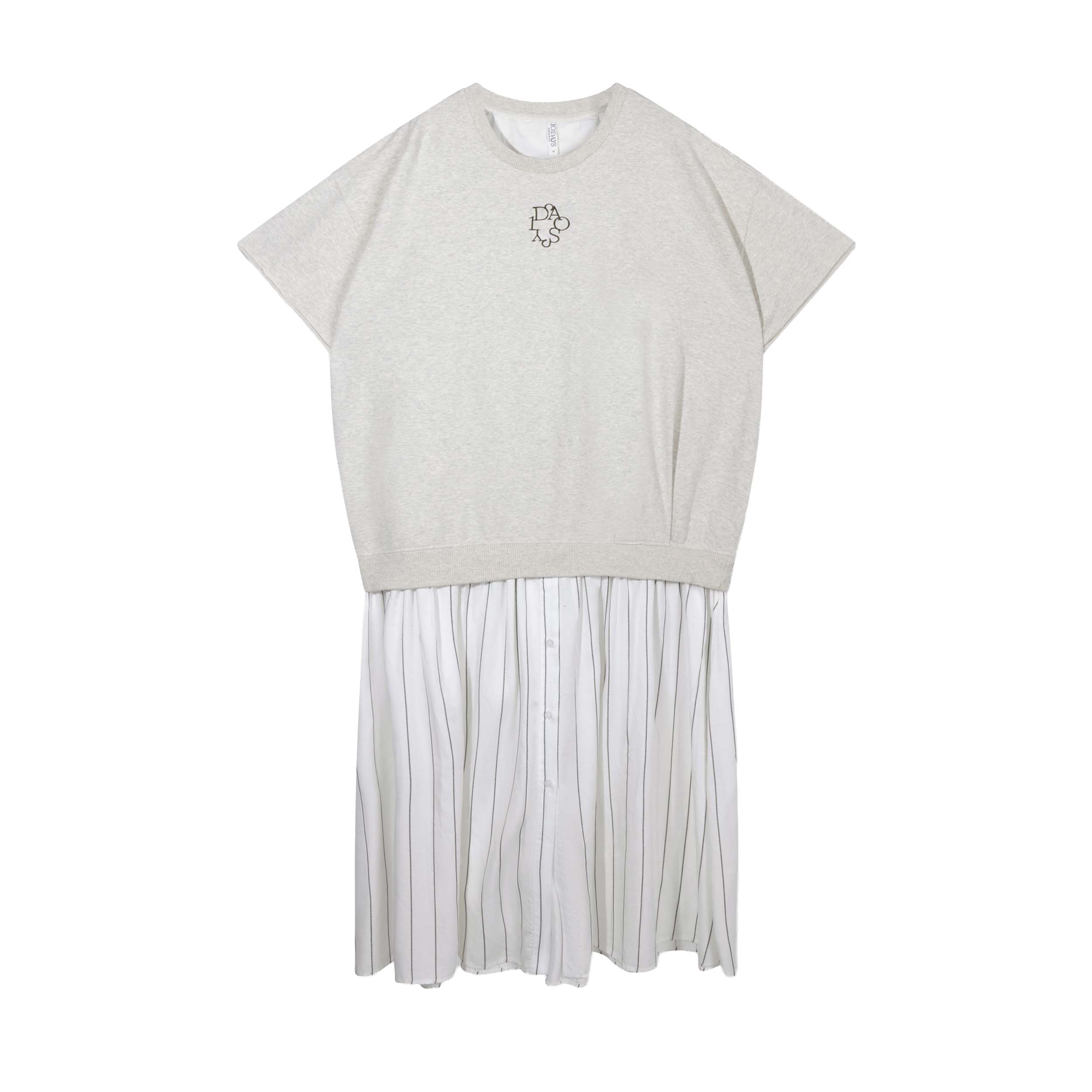 10DAYS 20-332-6201 Jurk Statement Soft White Melee