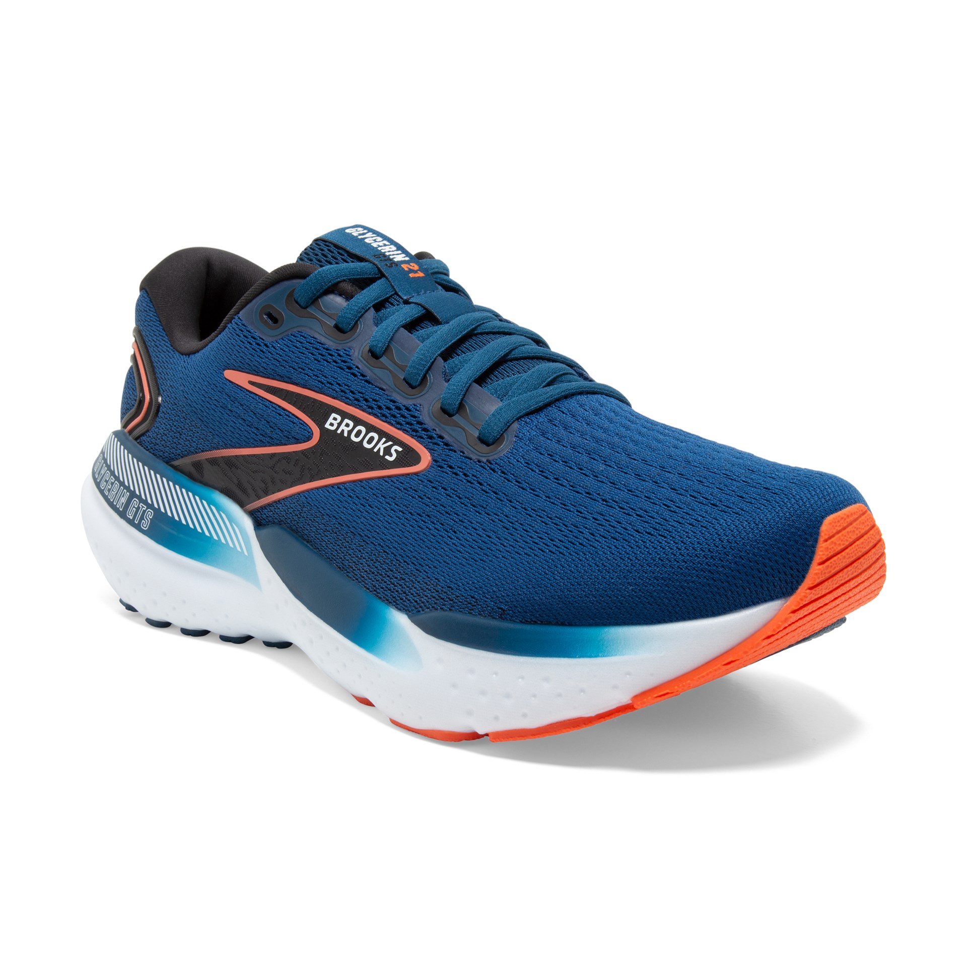 Brooks 110420 Glycerin GTS 21 Men Opal/Black/Nasturtium