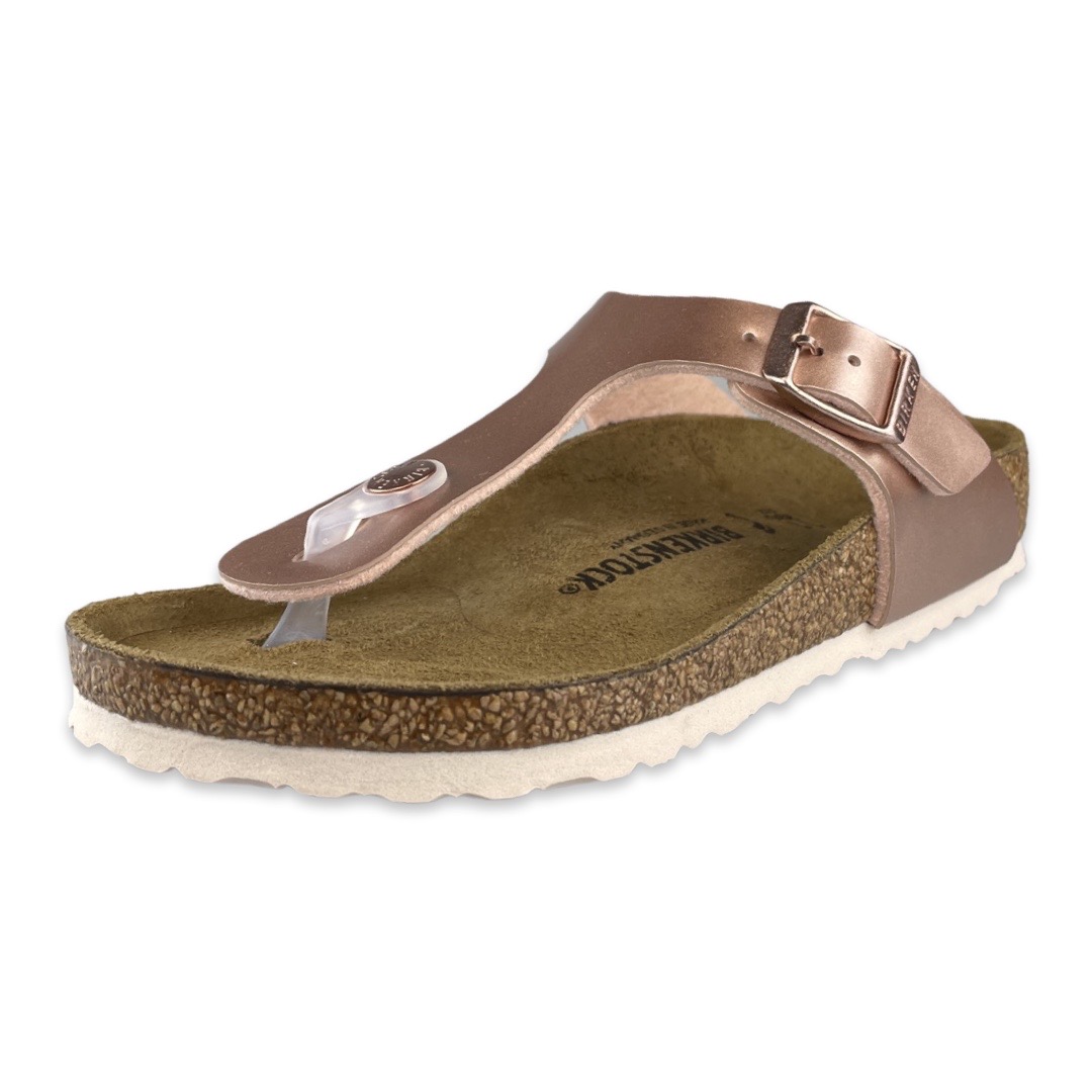 Birkenstock 1012526 Slipper Gizeh Birko-Flor Electric Metallic Copper Narrow