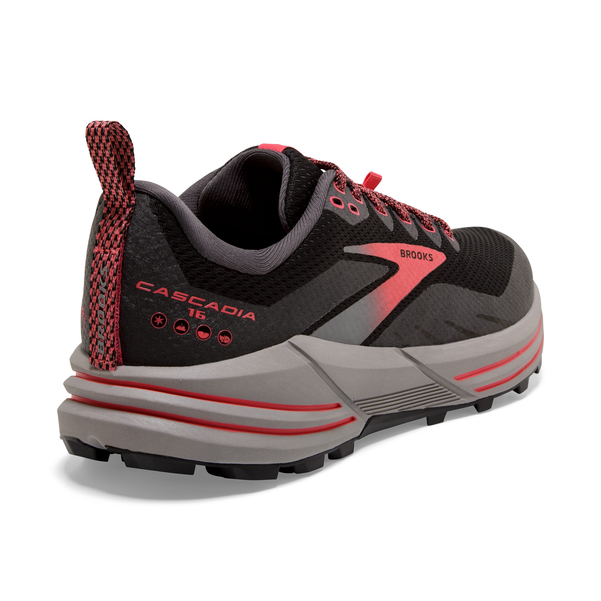 Brooks 120364 Cascadia 16 GTX Women Black/Blackened Pearl