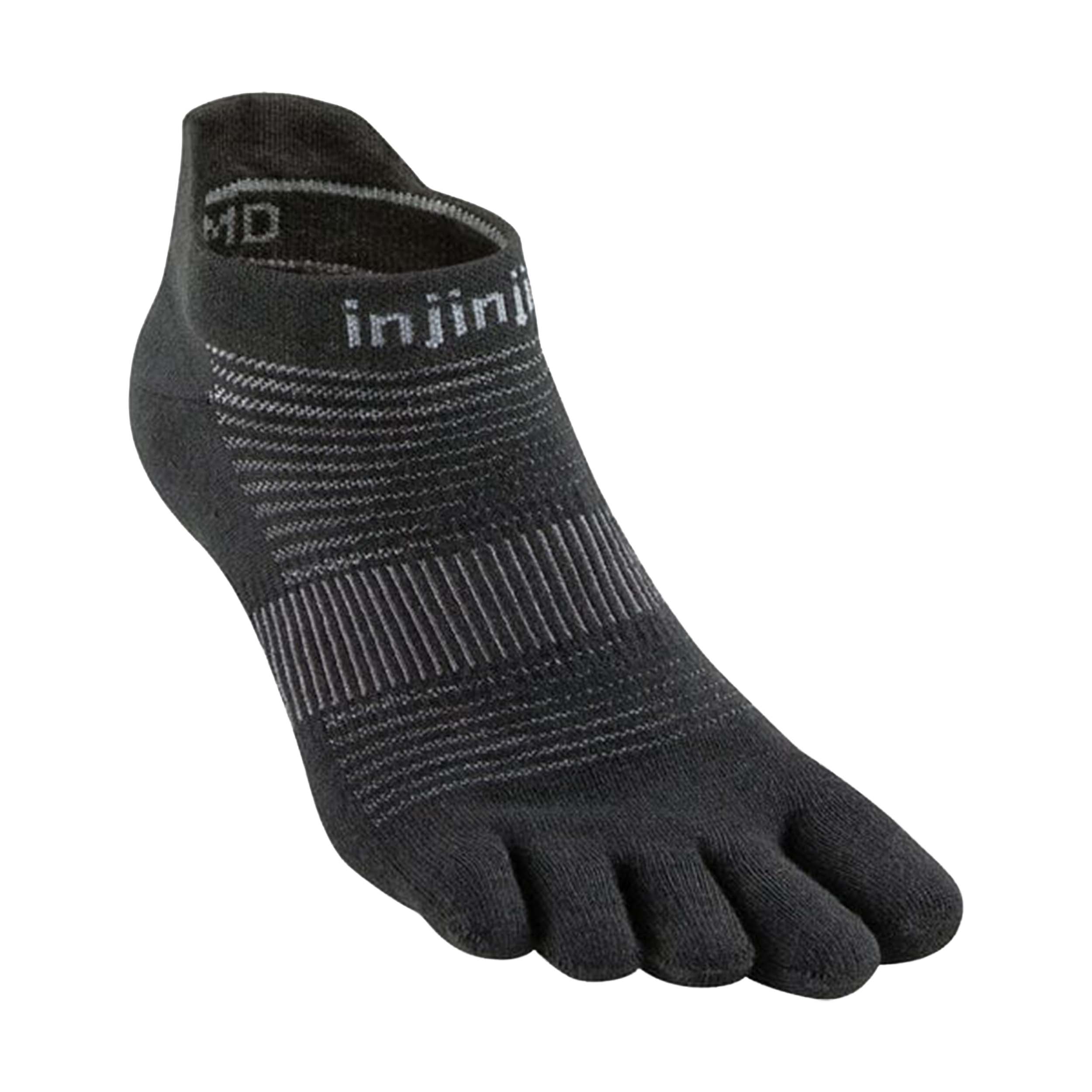 Injinji 282110 Teensokken Run Original Weight No-Show Black