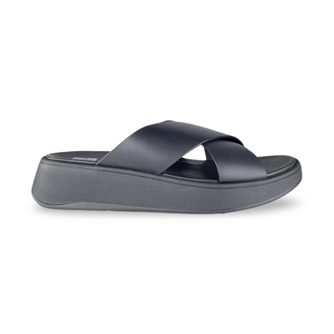 FitFlop FW5 Slipper F-Mode Flatform All Black