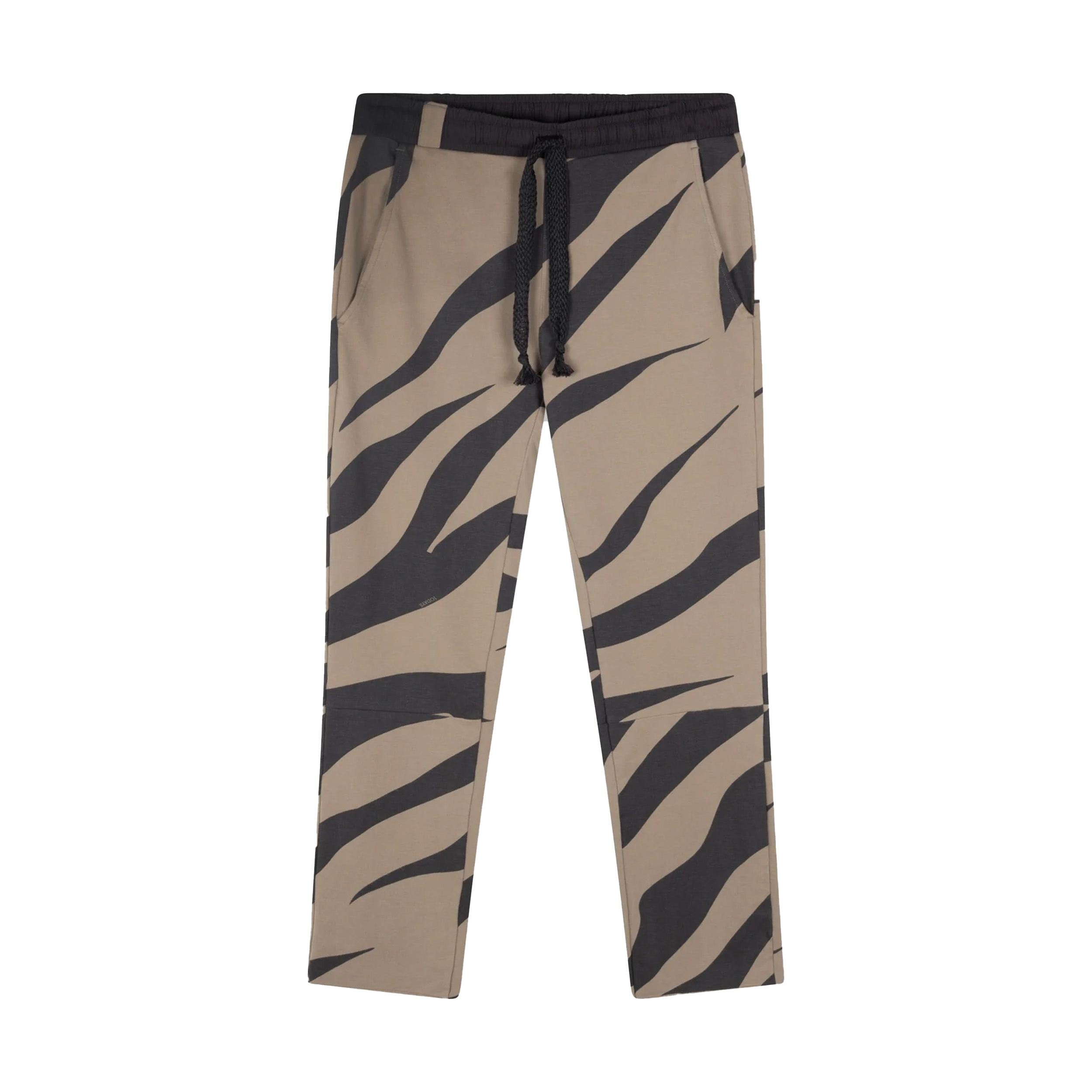 10DAYS Cropped Jogger Zebra Warm Taupe