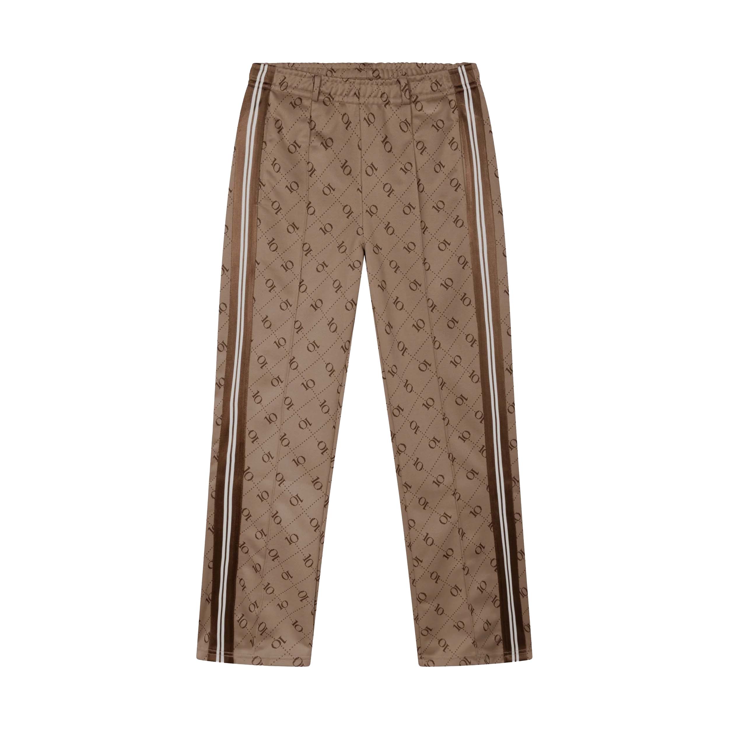 10DAYS 20-005-6201 Broek Track Monogram Fudge
