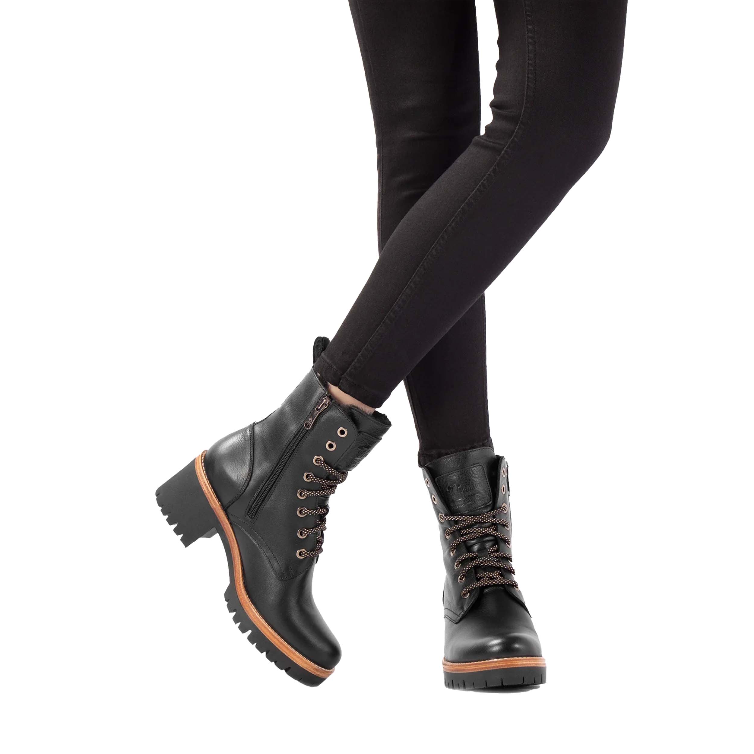 Panama Jack B2 Enkellaars Padma Black