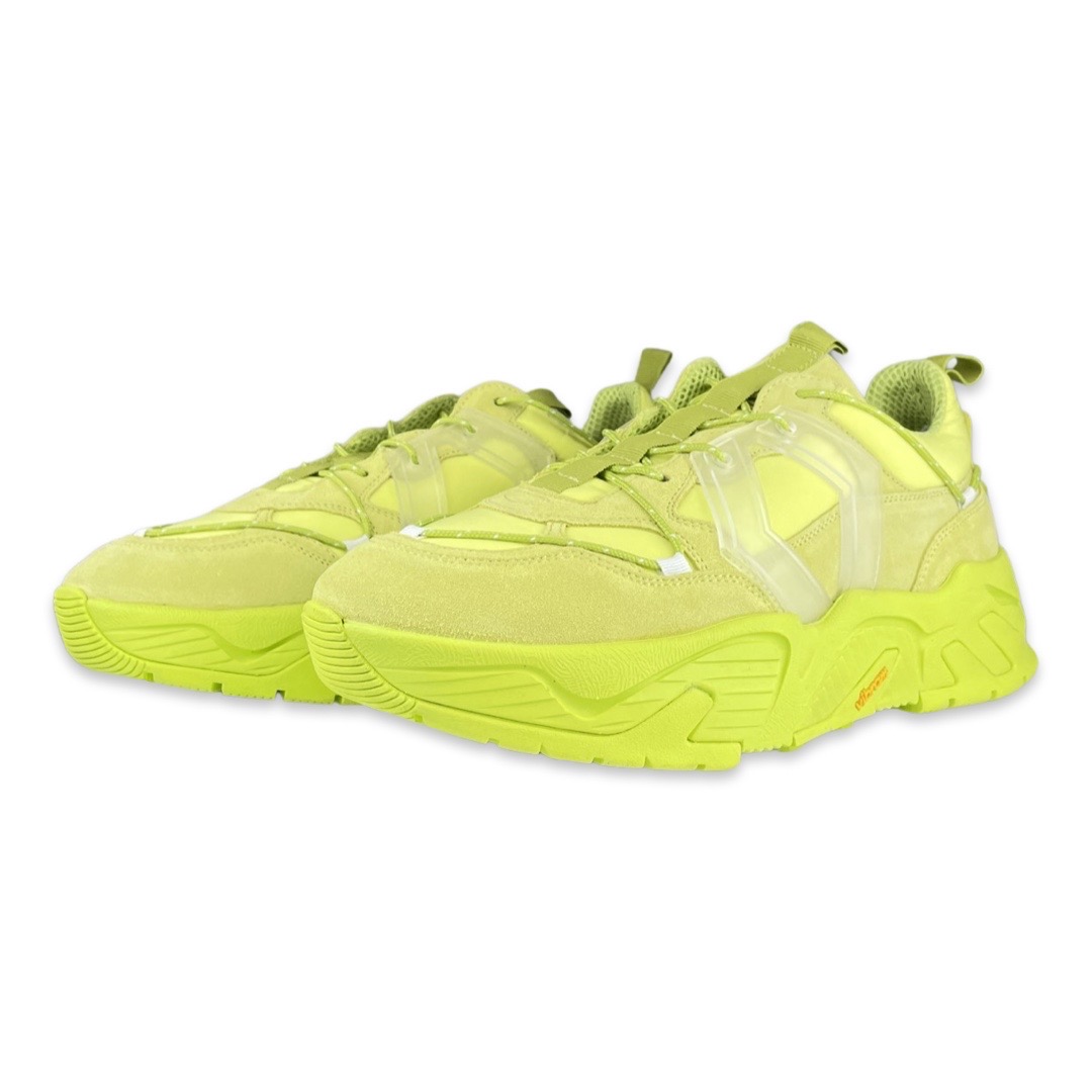 Mikakus Men New Boom Sneaker Mono Lime