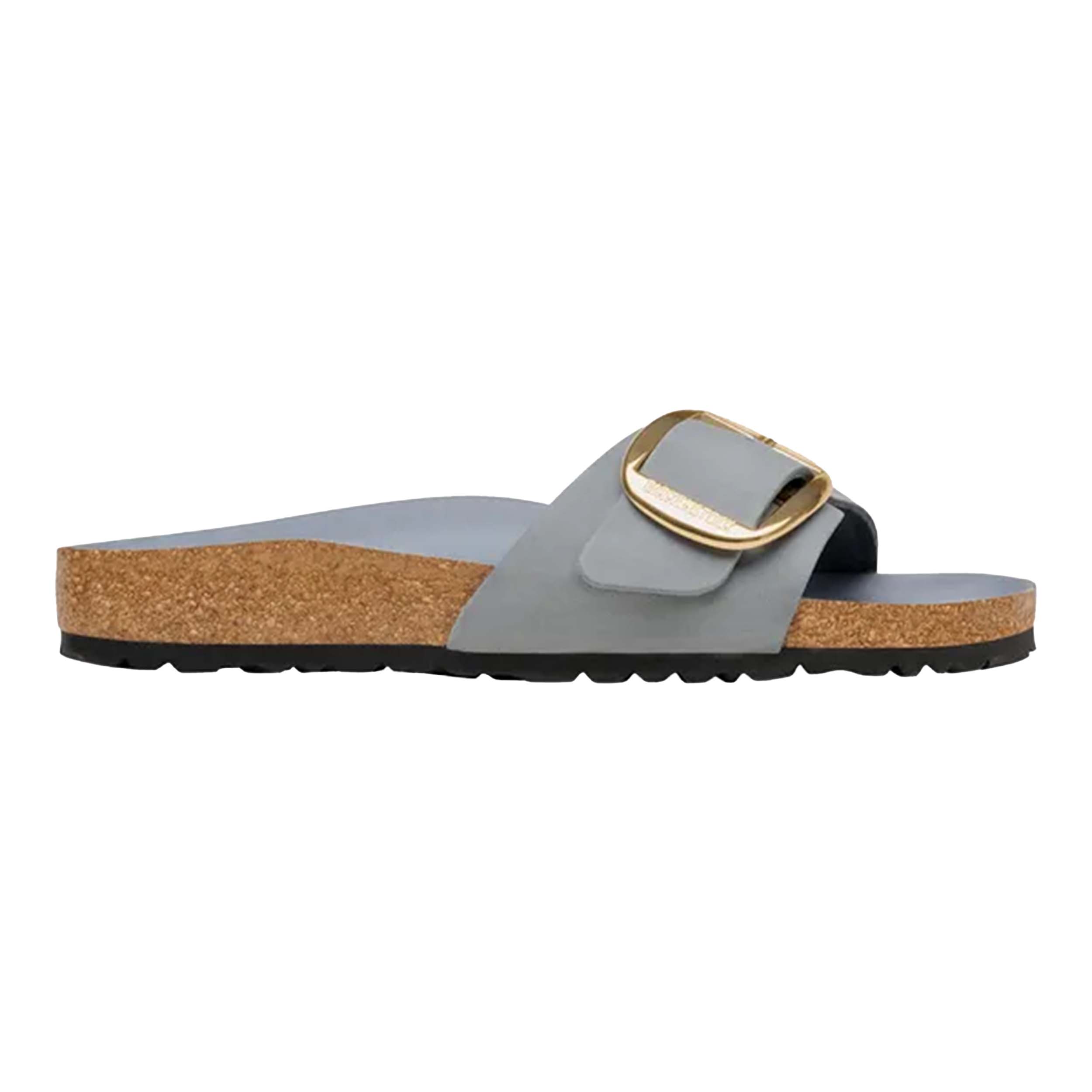 Birkenstock 1032090 Slipper Madrid Big Buckle Basalt Gray Narrow