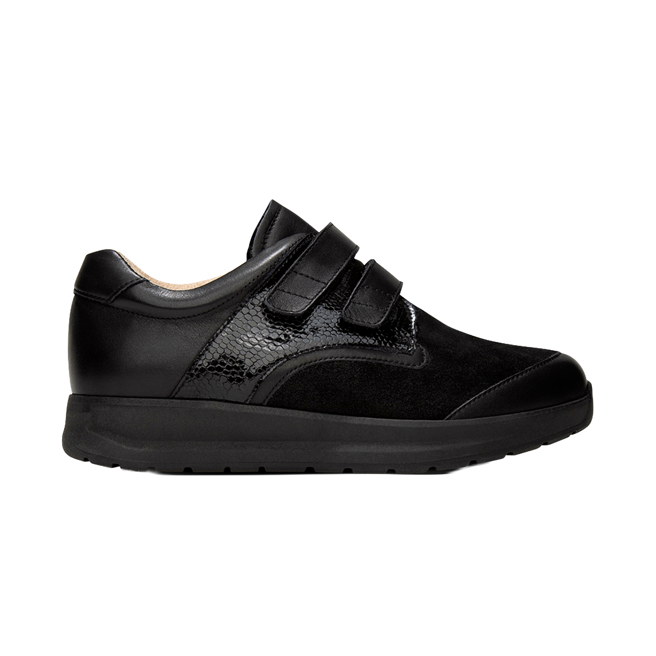 Nimco 7000 Sneaker Ingrid Velcro Black Kx