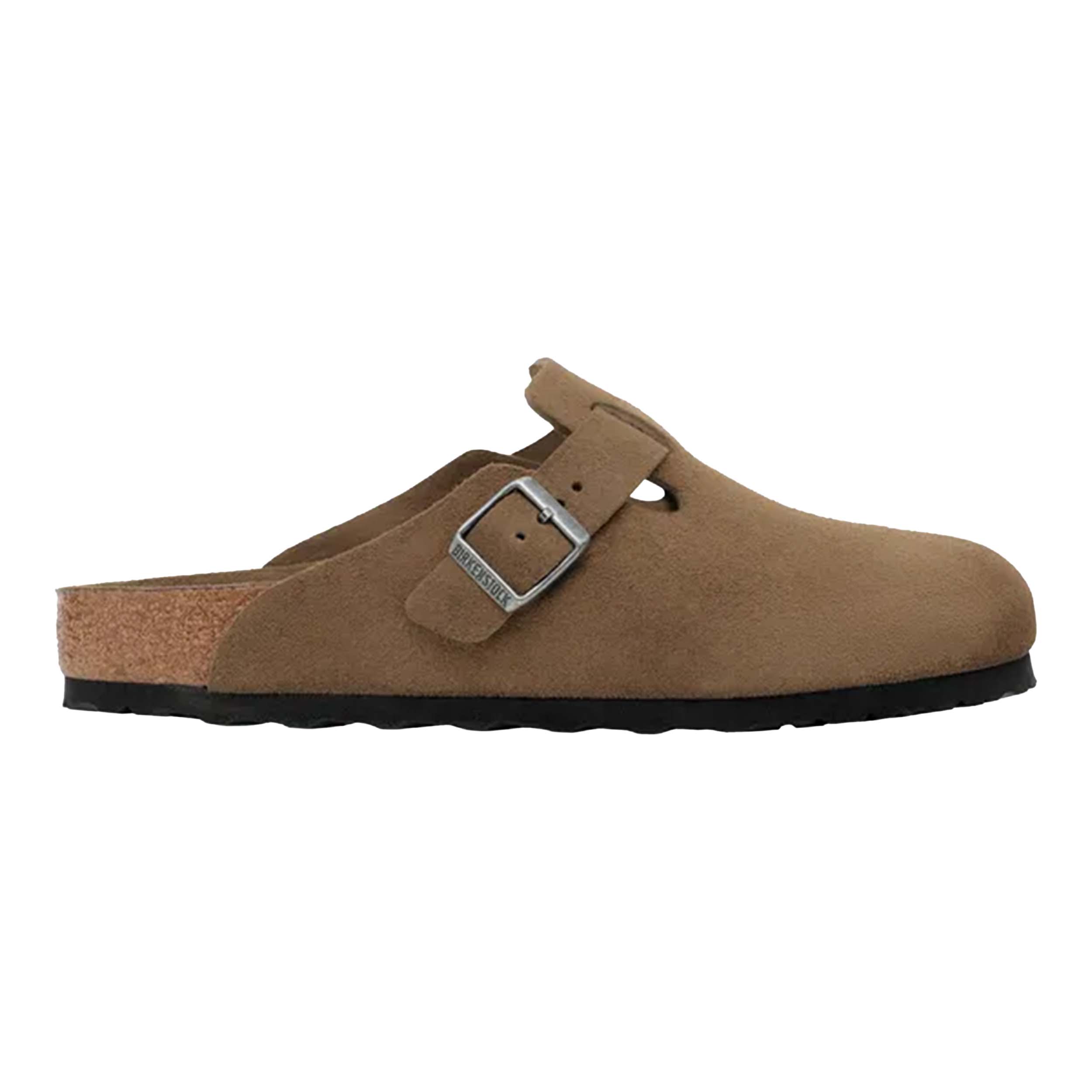 Birkenstock 1030861 Muil Boston Dark Tea Tonal Narrow