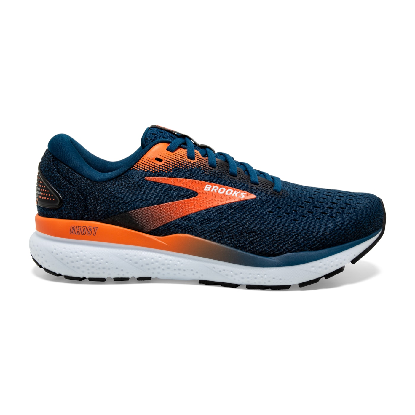 Brooks 110418 Ghost 16 Men Blue Opal/Black/Nasturtium