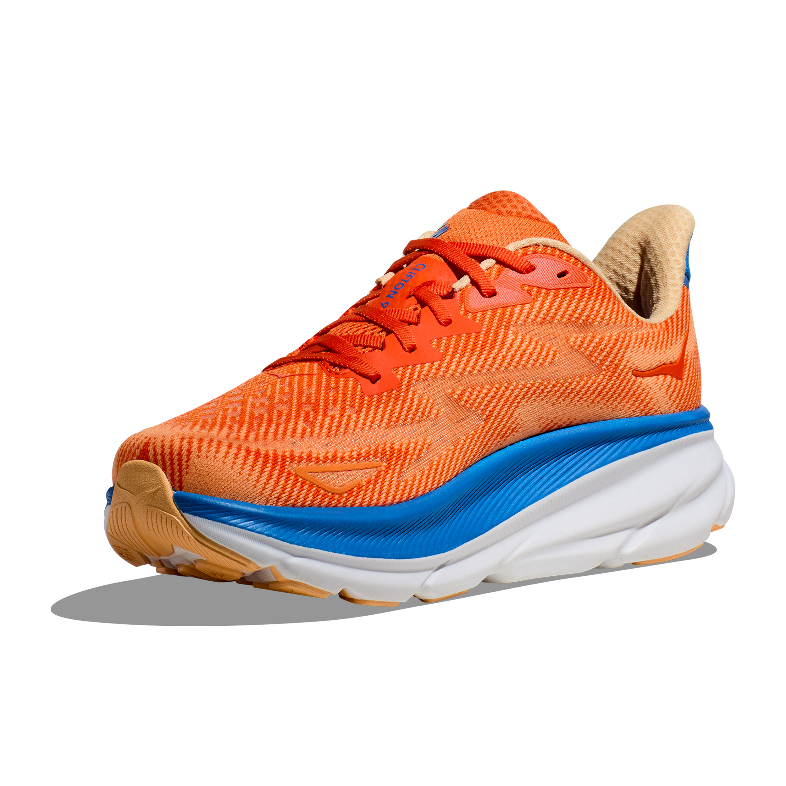 Hoka 1127895 Clifton 9 Men Vibrant Orange/Impala