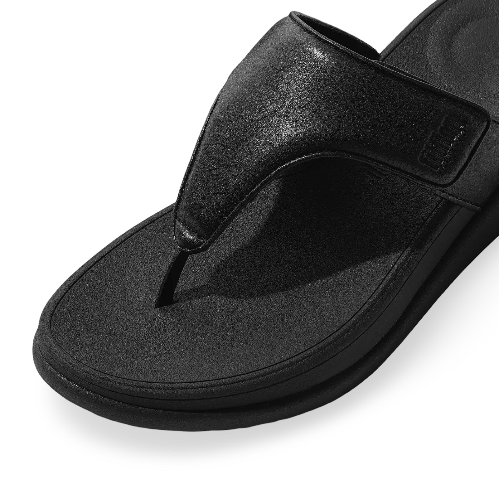 FitFlop IW1 Slipper F-Mode Go Ajustable Flatform All Black