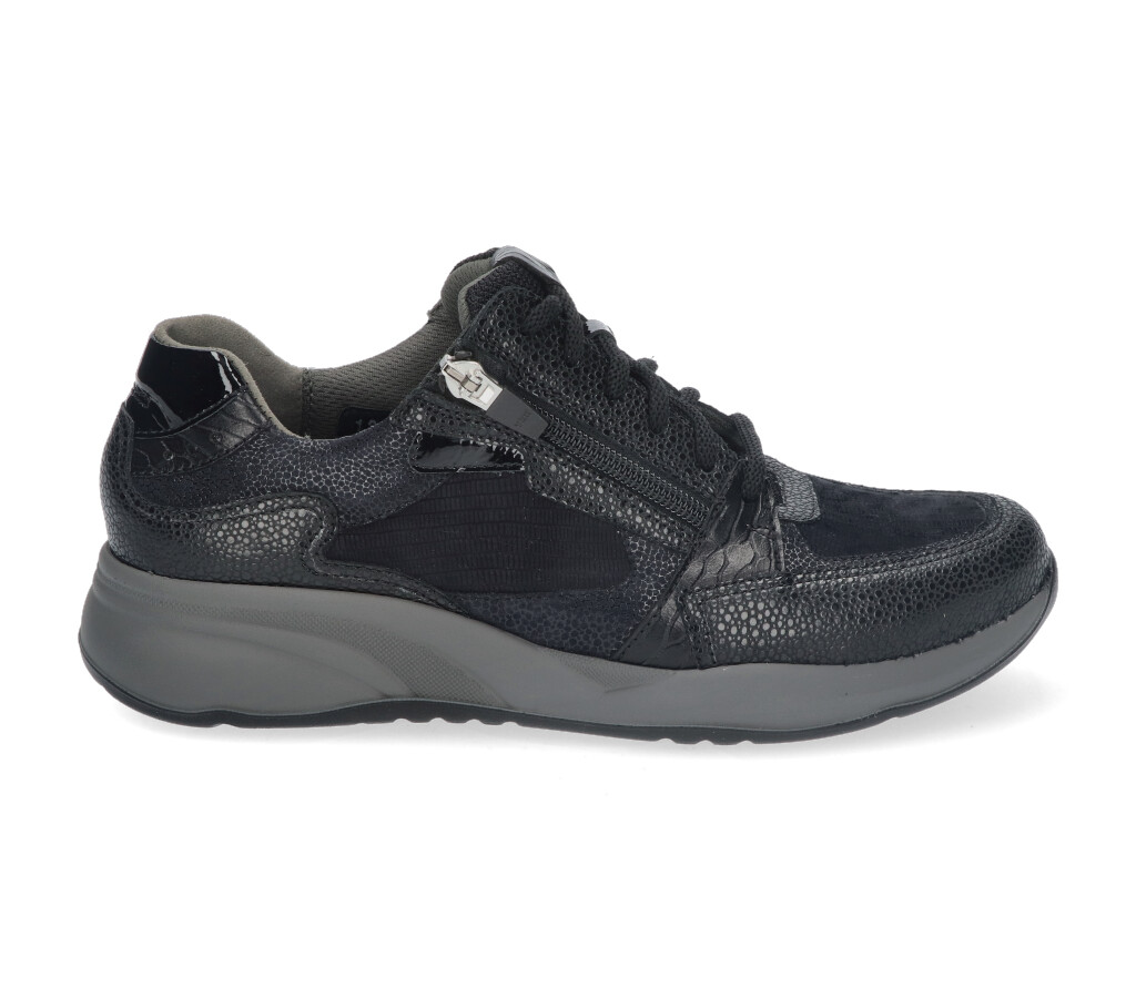 Durea 6295 Sneaker Zwart/Blauw K
