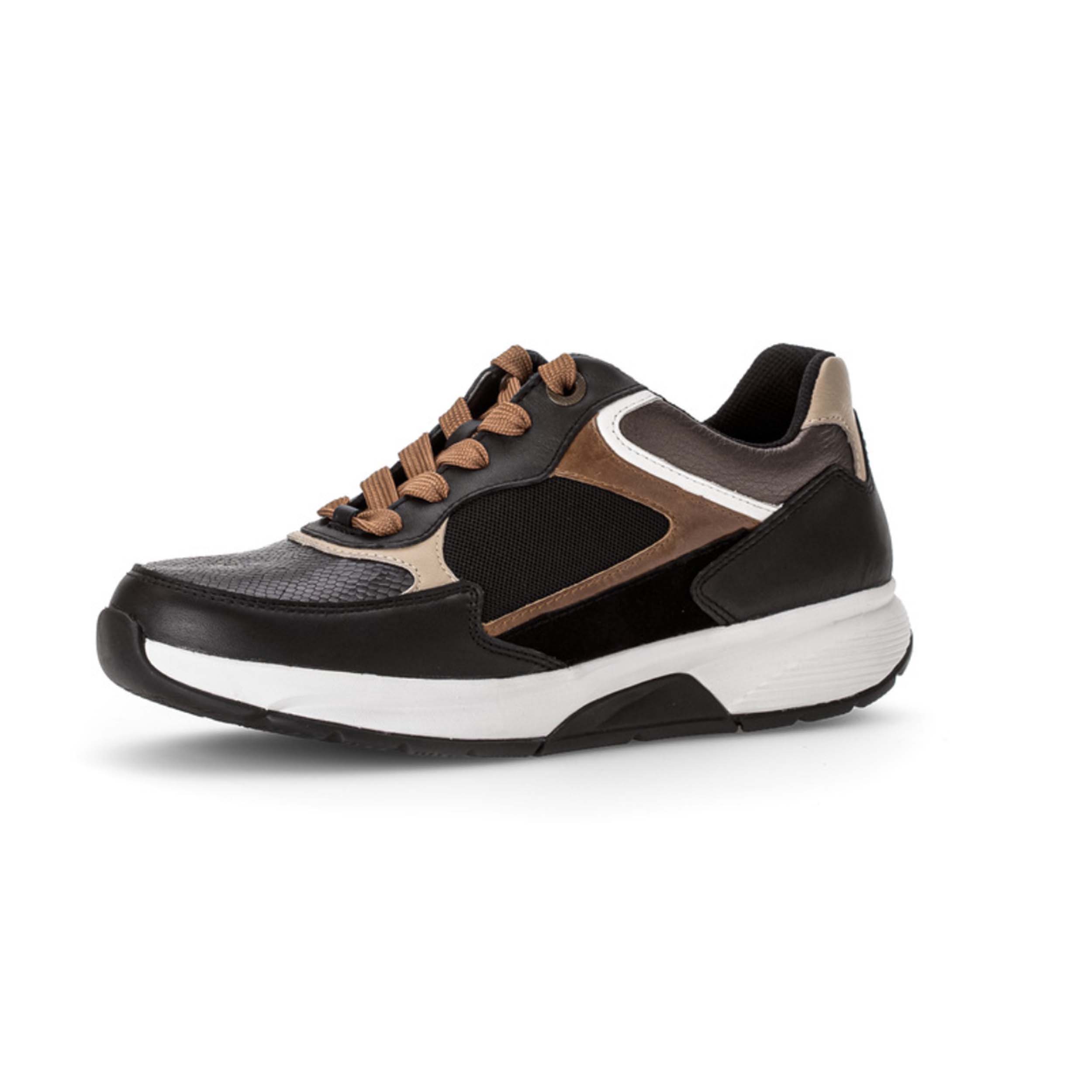 Gabor Rollingsoft 56.875 Sneaker Black/Camel