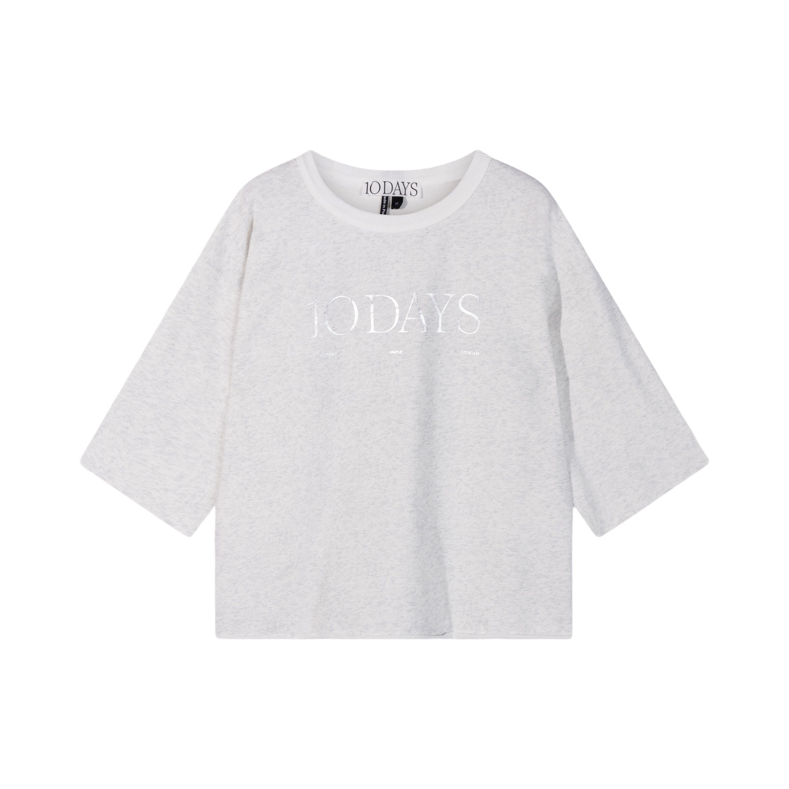 10DAYS 20-801-5202 Trui Logo White Melee