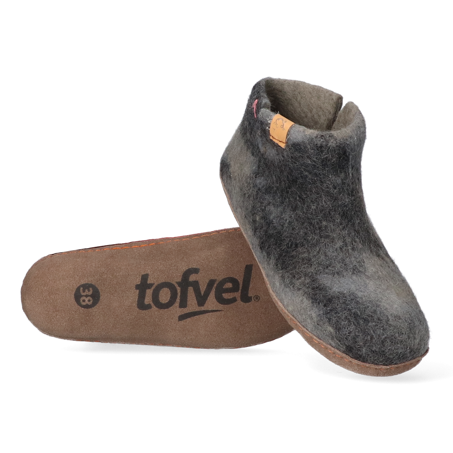 Tofvel TF1000 Pantoffel Mula Black/Grey Multi
