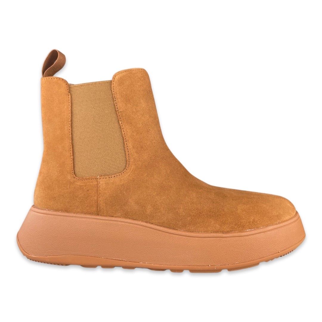 FitFlop F-Mode Flatform Chelsea Light Tan
