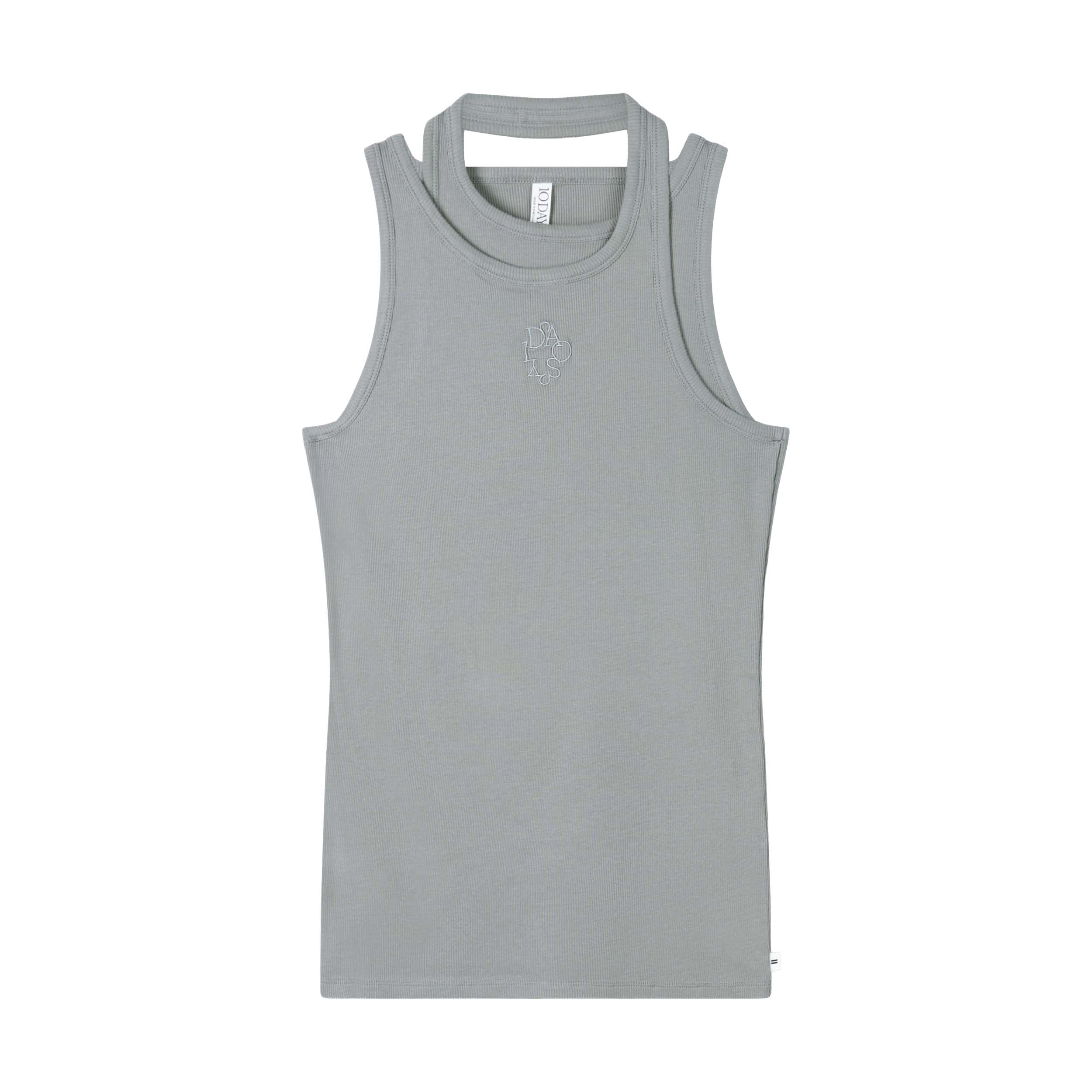 10DAYS 20-450-6201 Top A-symmetric Rib Light Graphite