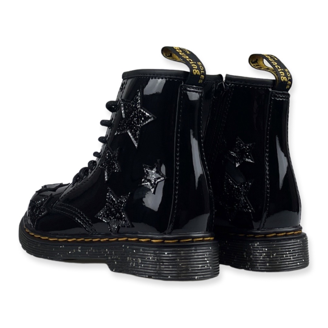 Dr. Martens 1460J Boot Black Patent+Cosmic Glitter