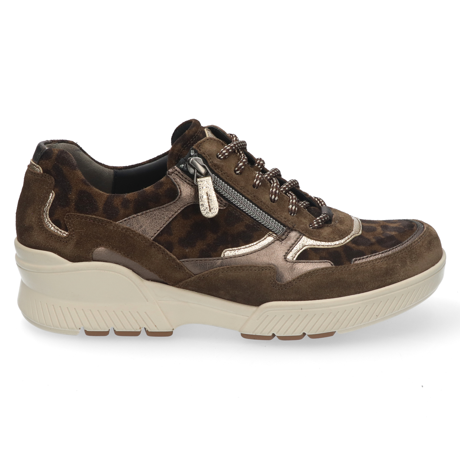 Durea 6252 Sneaker Olijf/Smog H