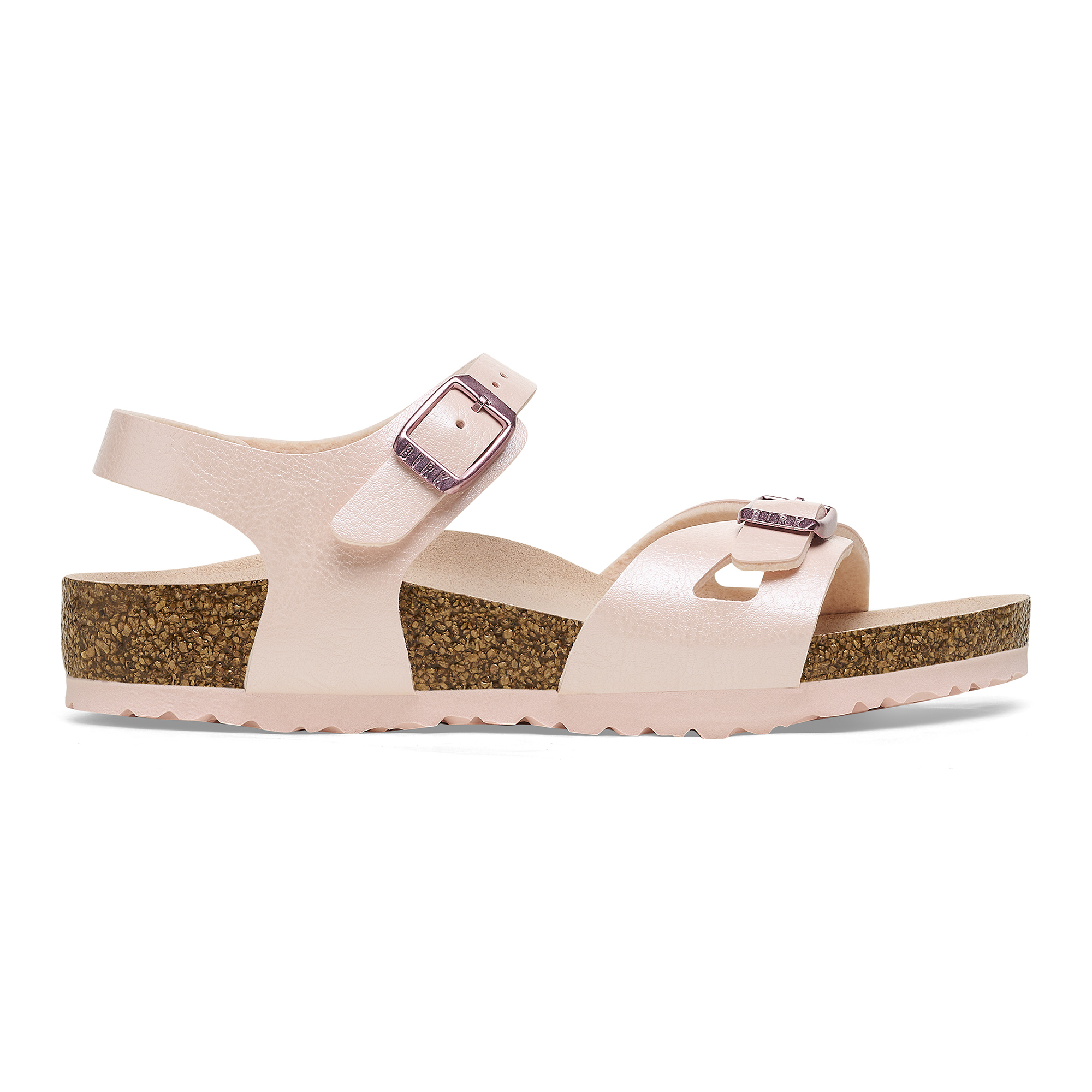 Birkenstock 1027421 Sandaal Rio Birko-Flor Light Rose Regular