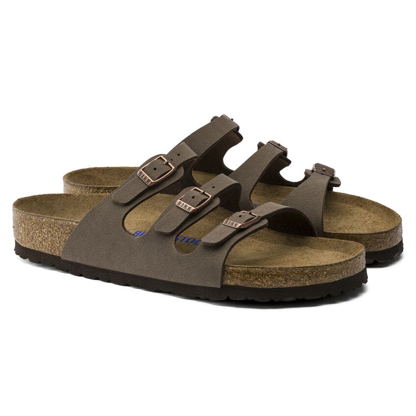 Birkenstock 53881 Slipper Florida Mocha Regular