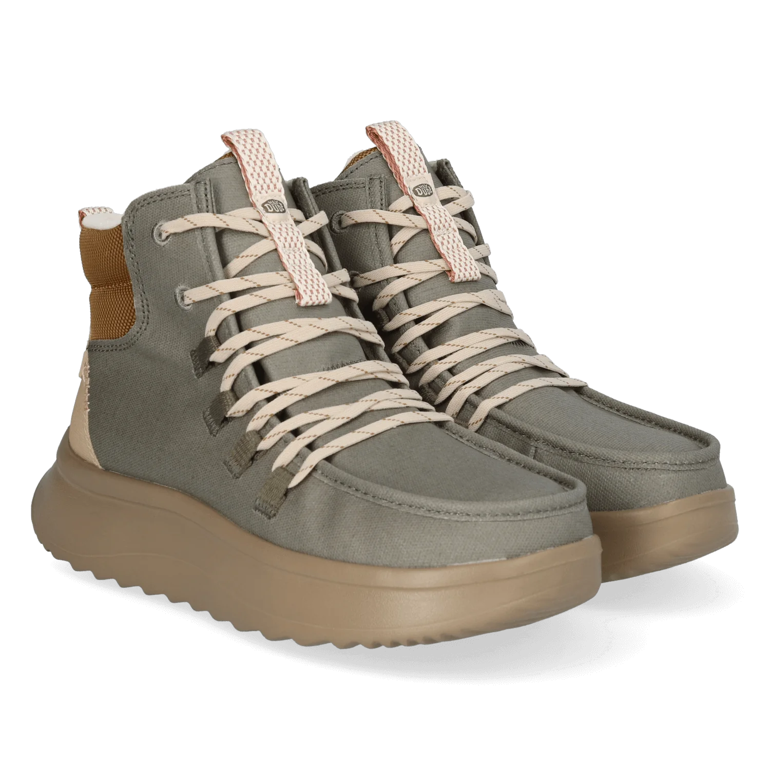 HEYDUDE HD41990 Boot Wendy Peak Apres Coated Twill Olive