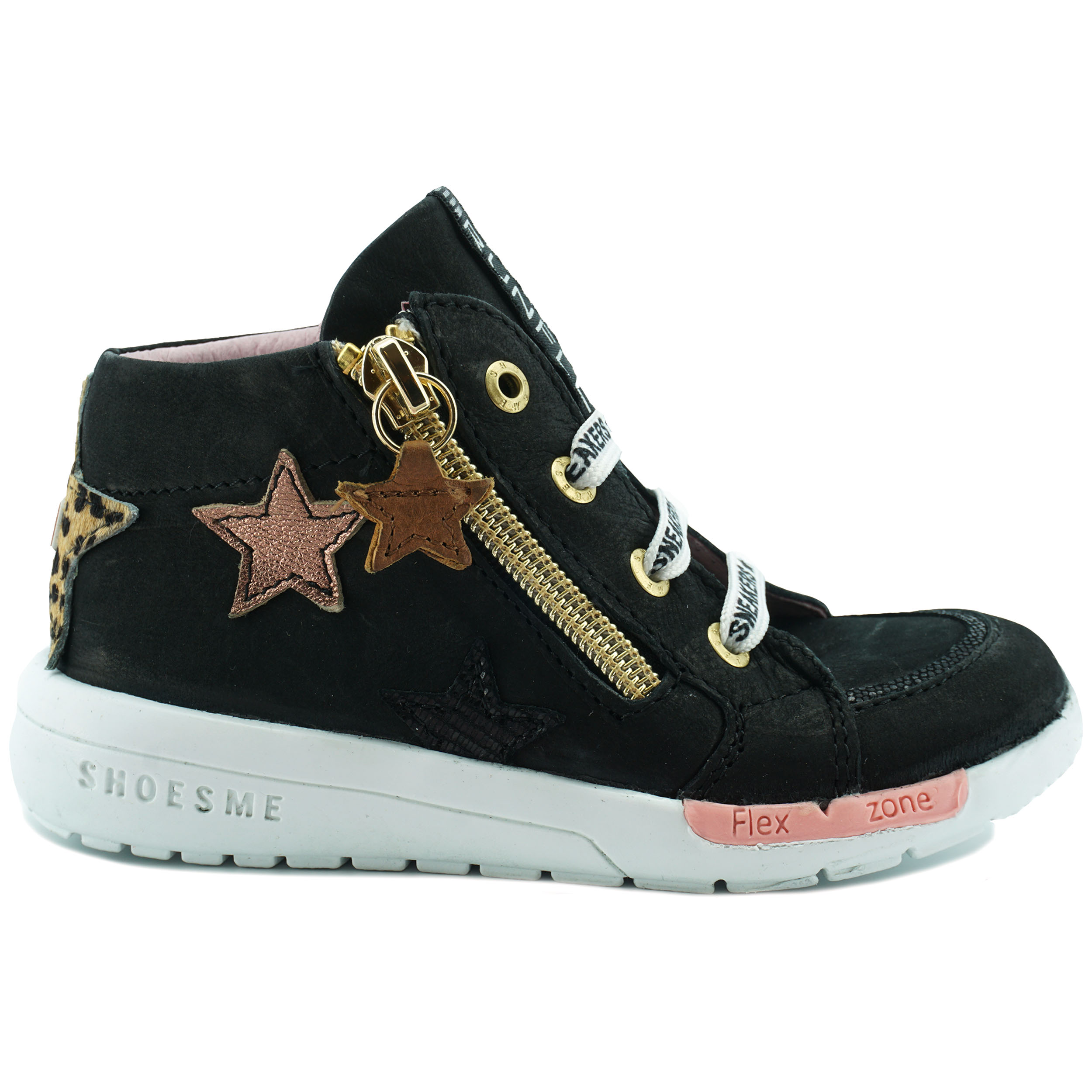Shoesme RF21W040 Sneaker Runflex Black Stars