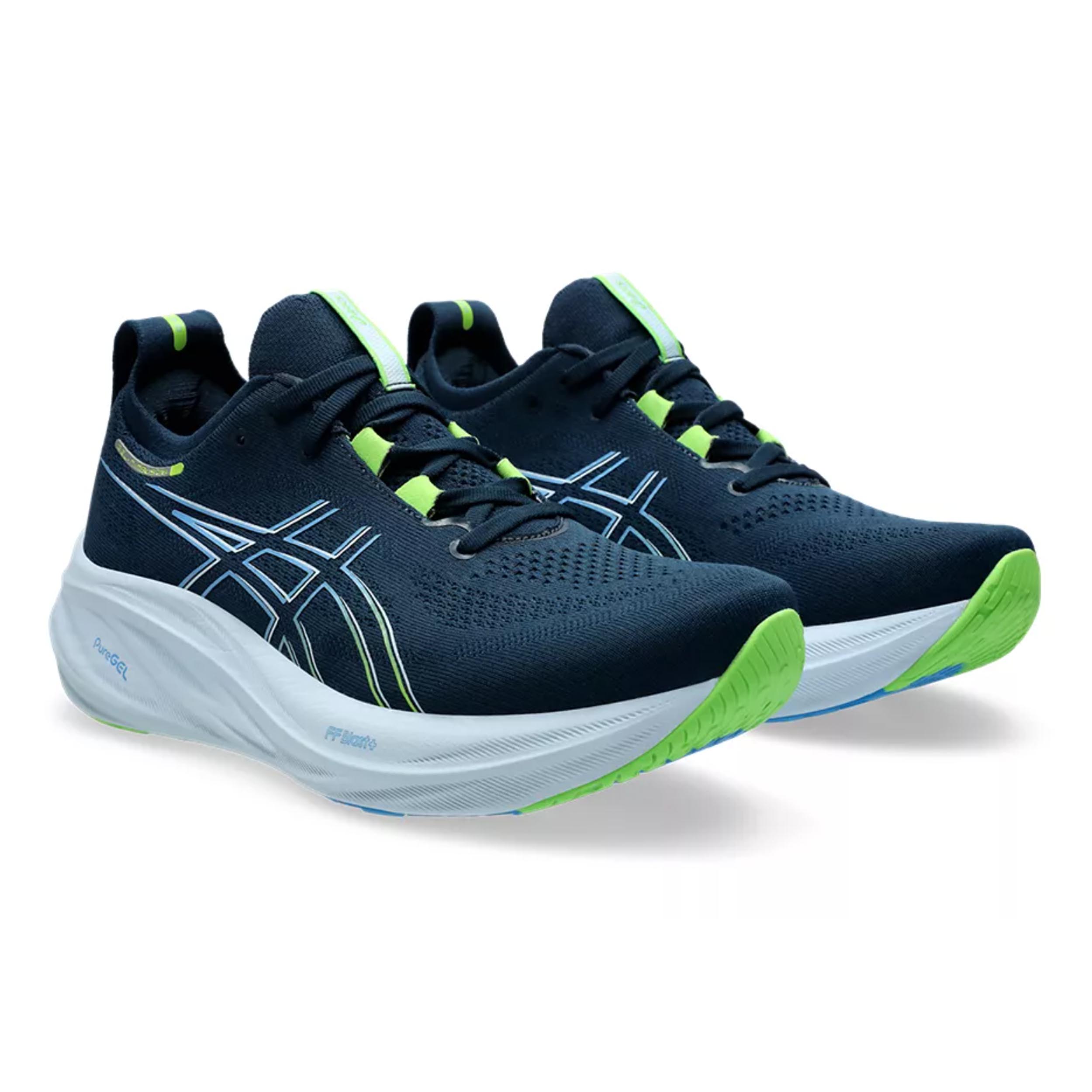 Asics 1011B794 Gel-Nimbus 26 Men French Blue/Electric Lime