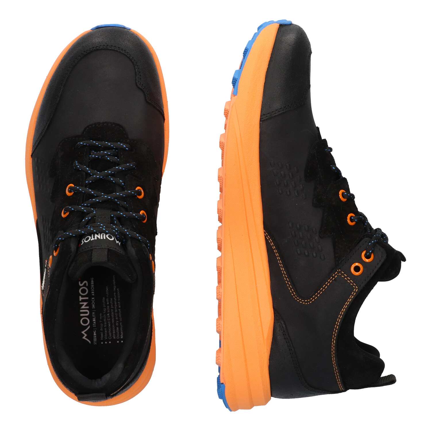 Mountos 724150 Wandelschoen Ourea Low Men Black/Orange