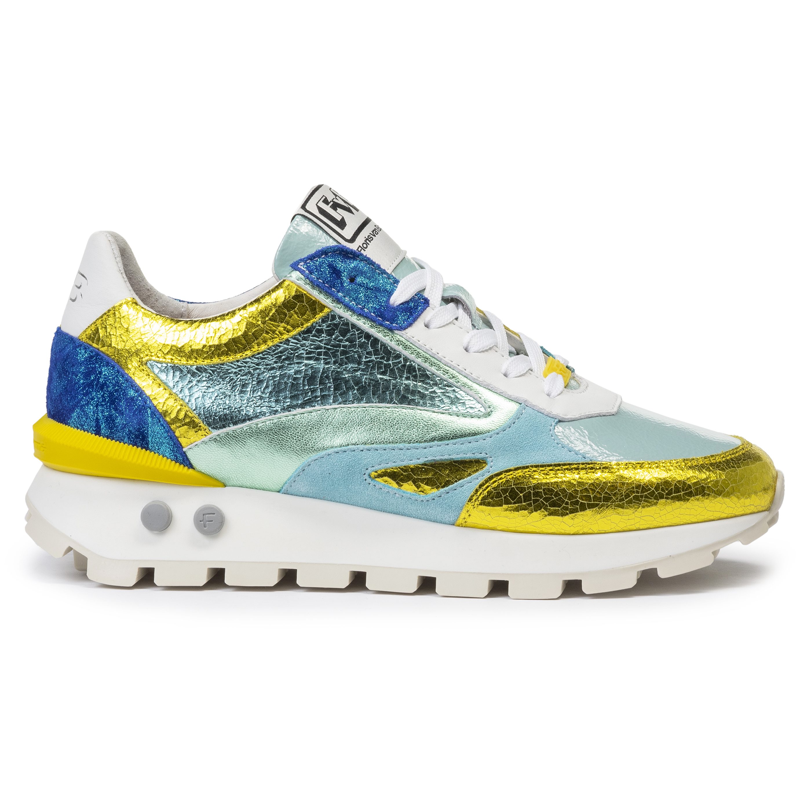 Floris van Bommel SFW-10097 Sneaker Blokki 02.06 Yellow G